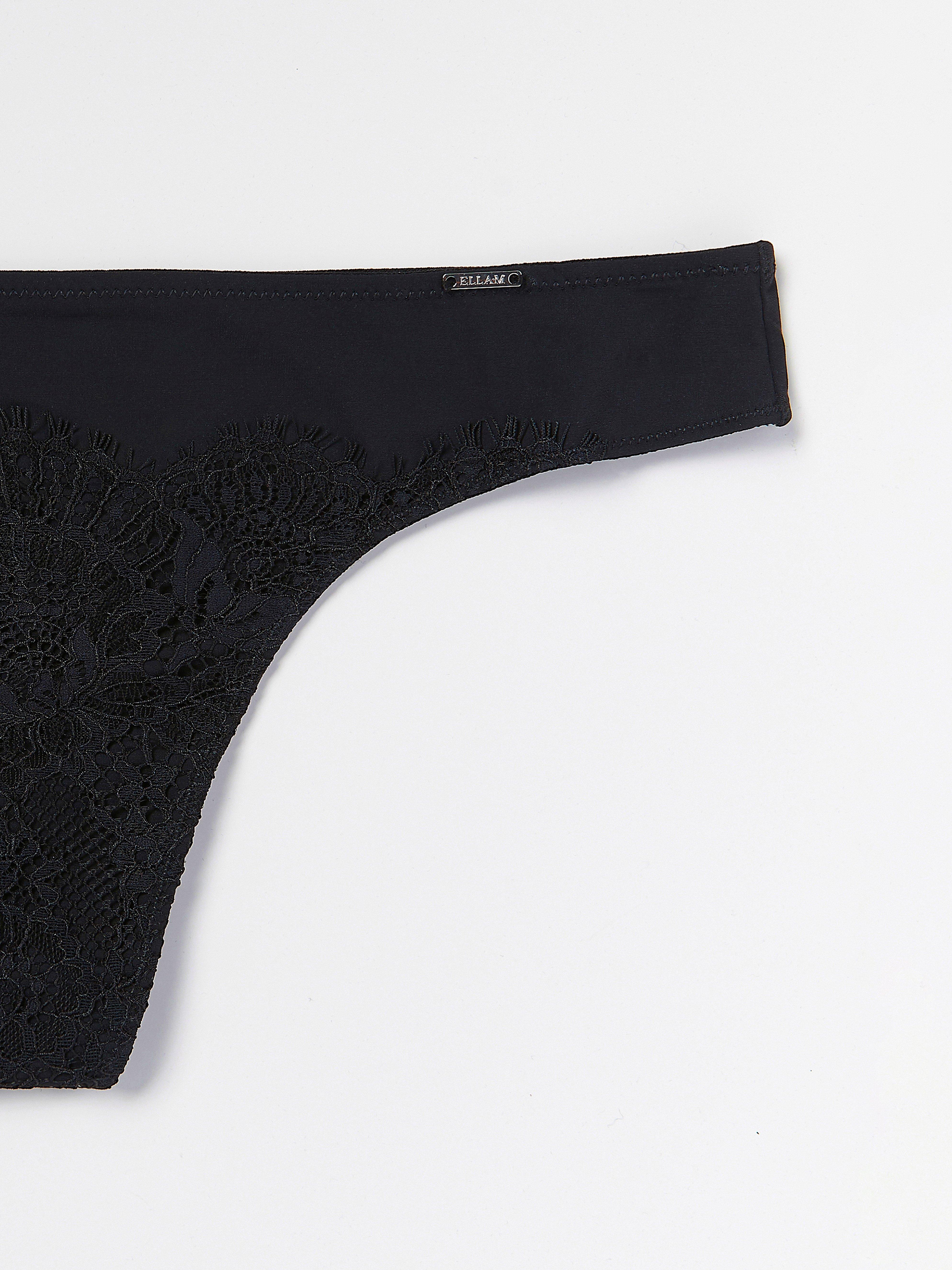 Thong Low - Lingerie - Black