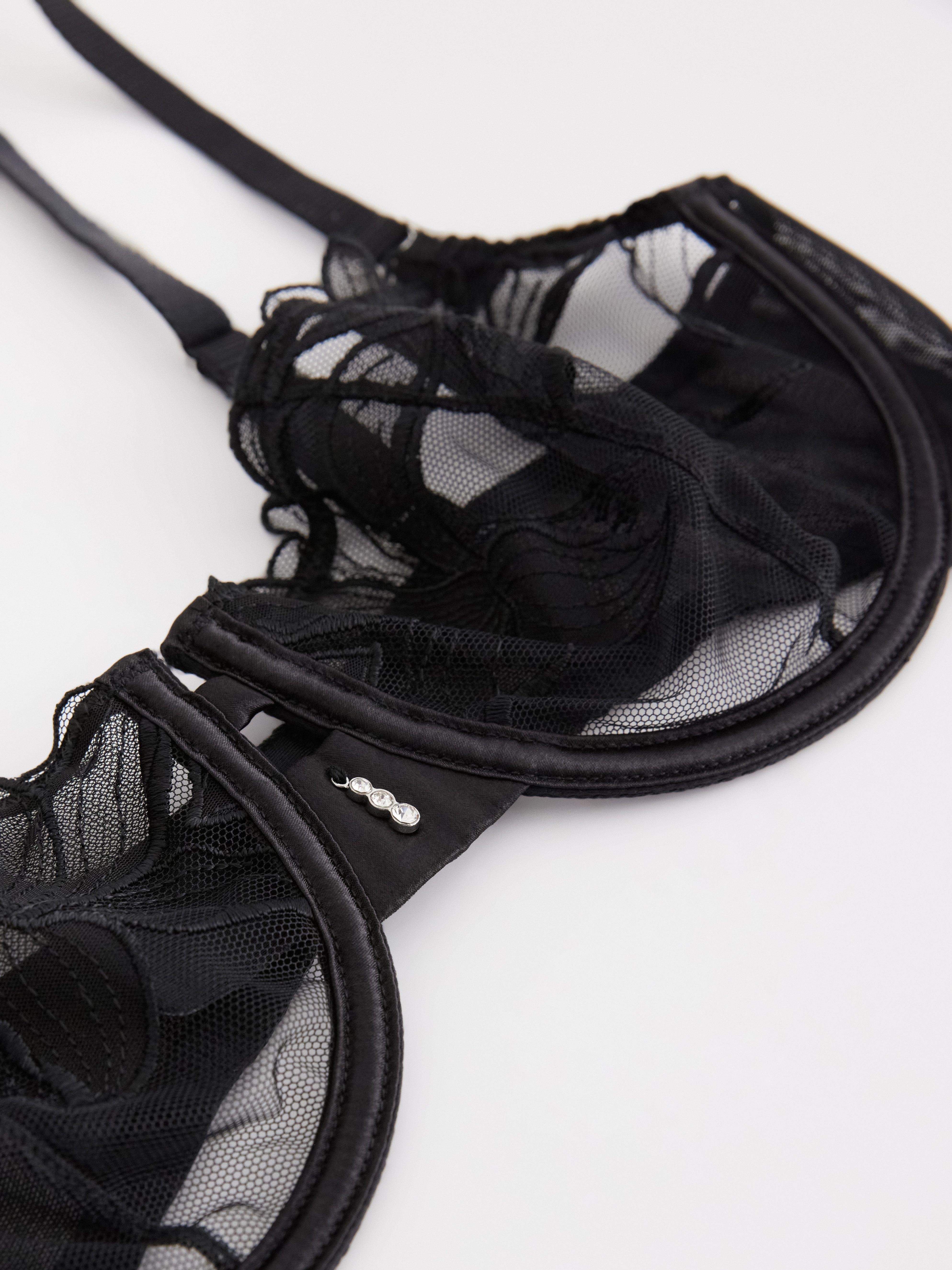 Unpadded Bra - Lingerie - Black
