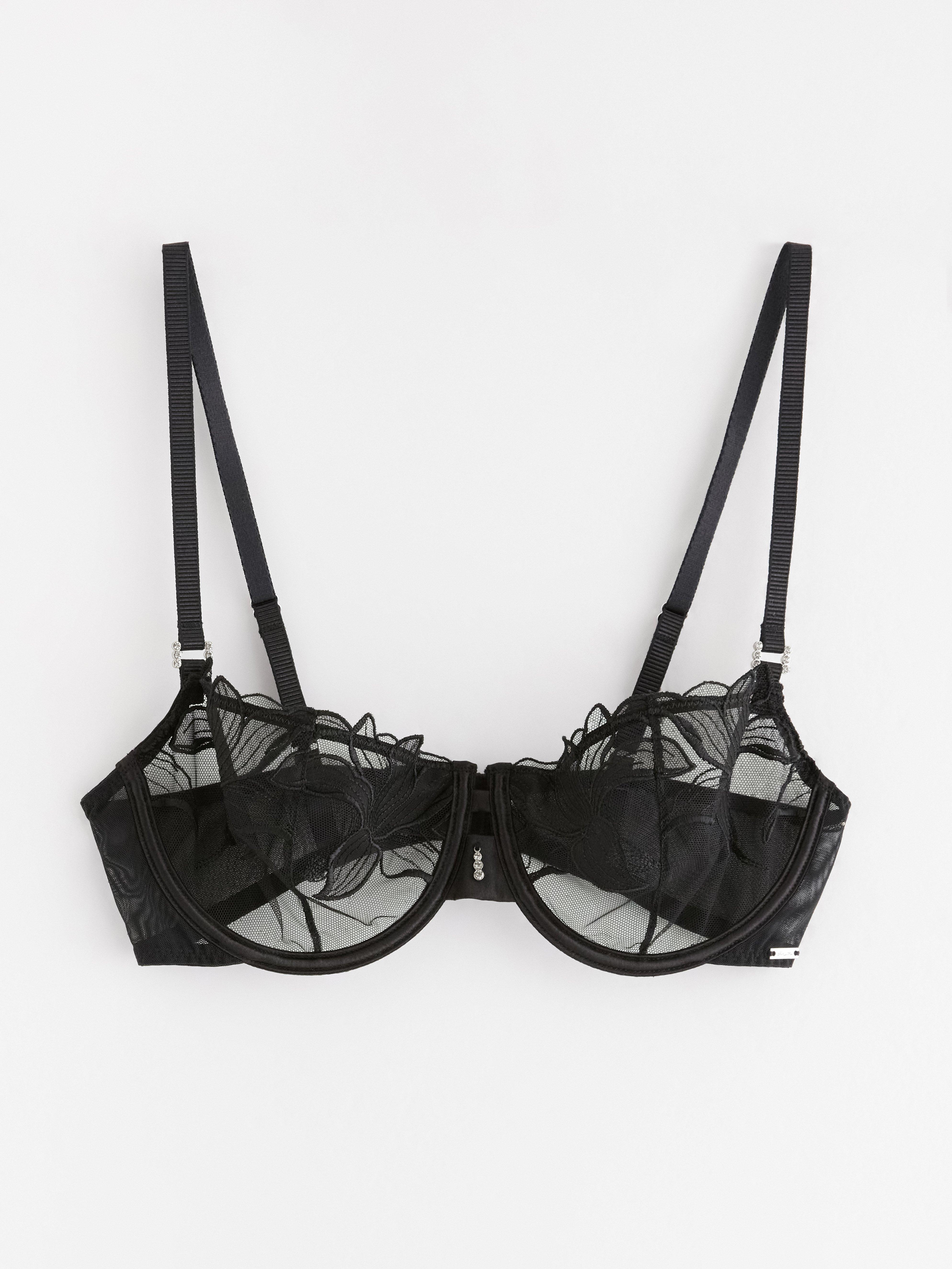 Unpadded Bra - Lingerie - Black