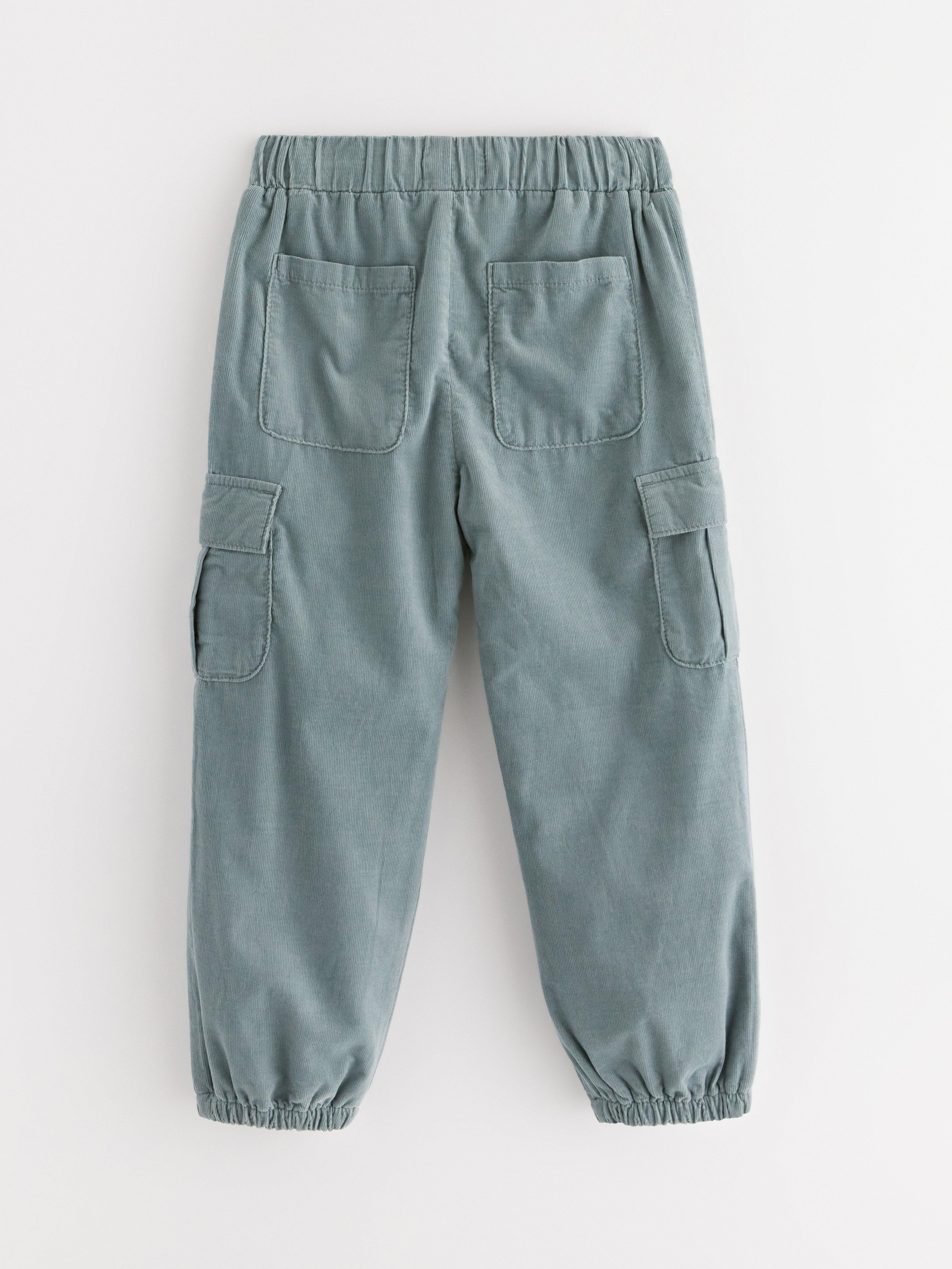 Cargo Trousers - Kids Wear - Aqua