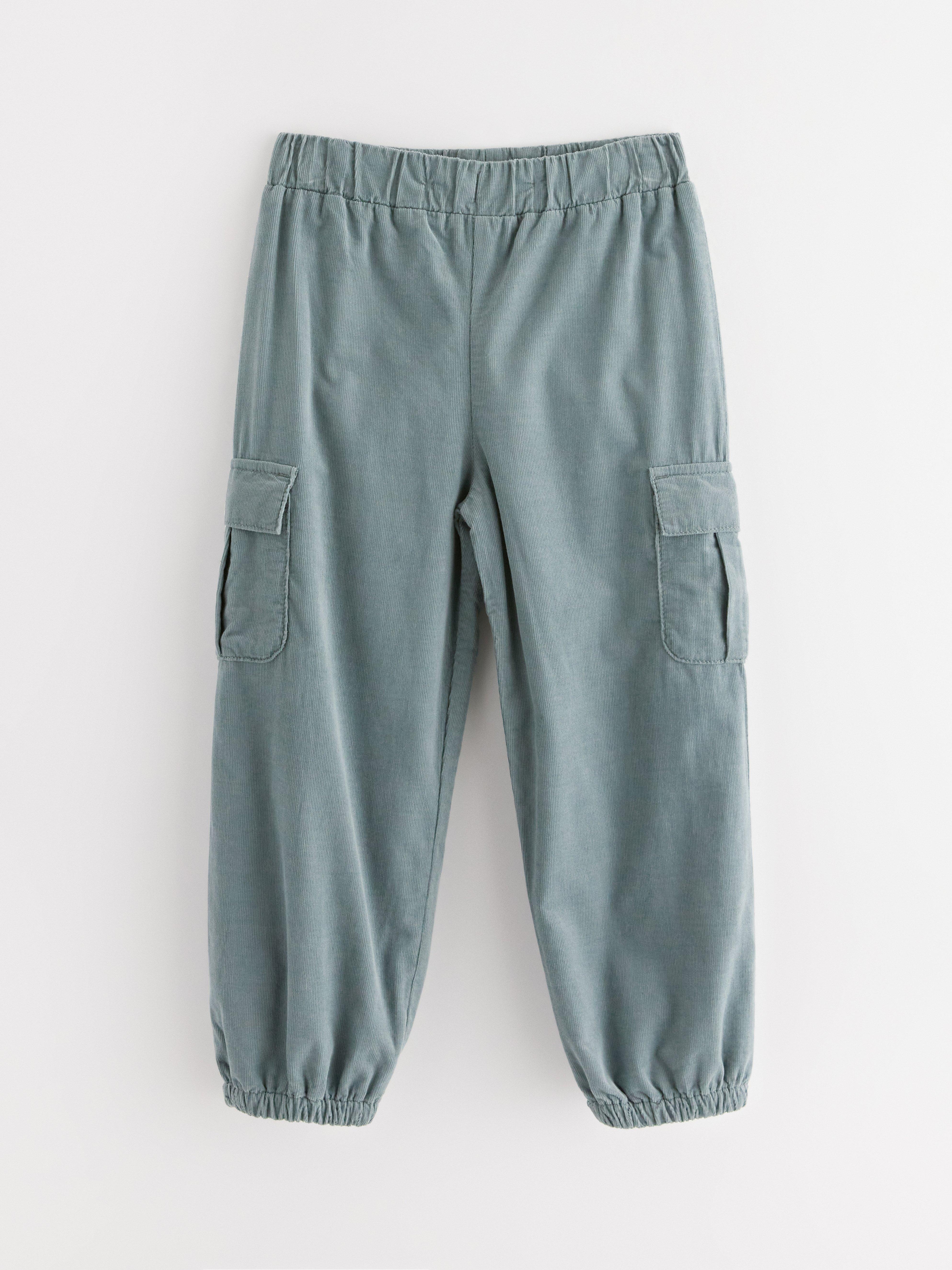 Cargo Trousers - Kids Wear - Aqua