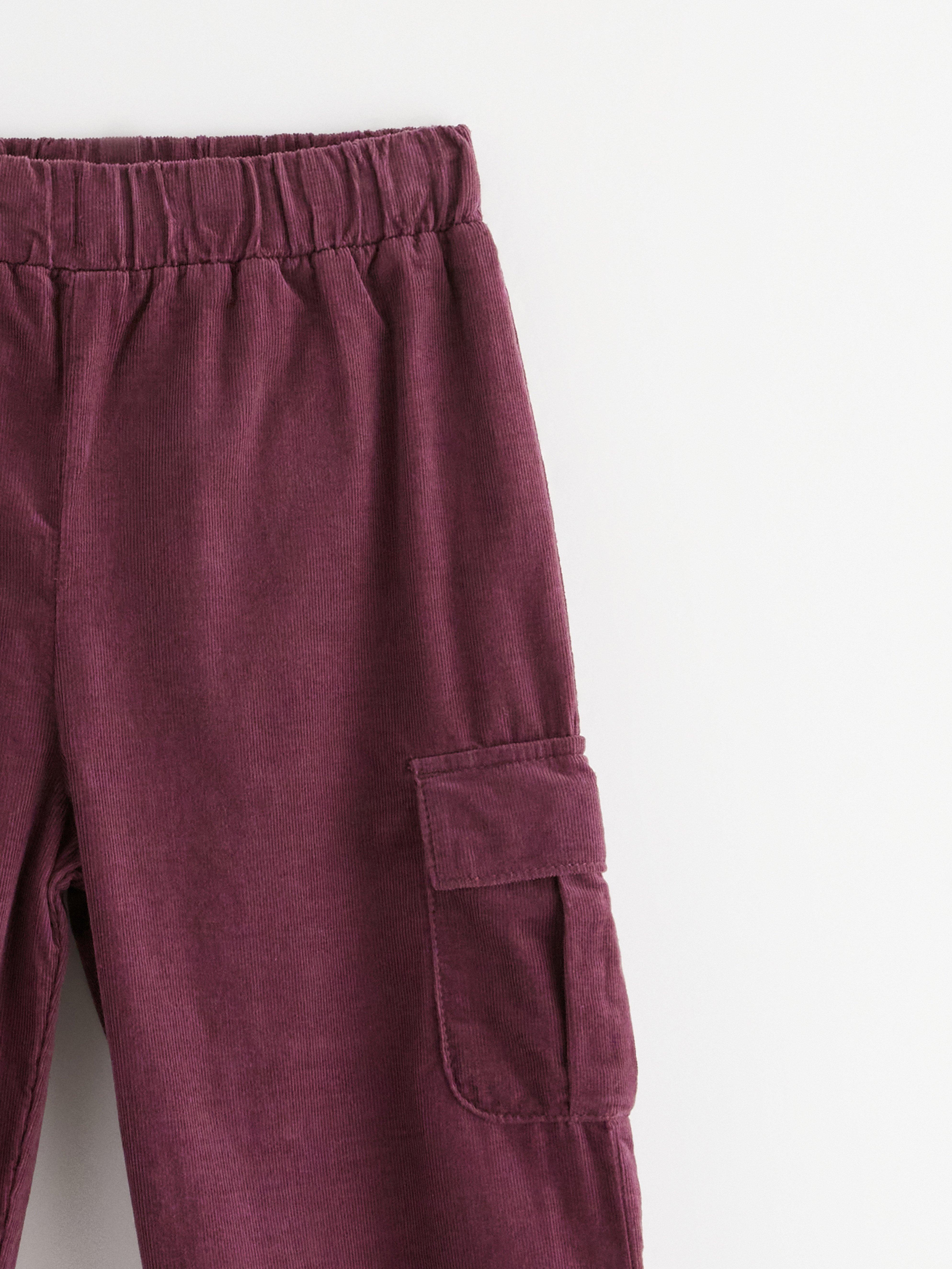 Cargo Trousers - Kids Wear - Lilac