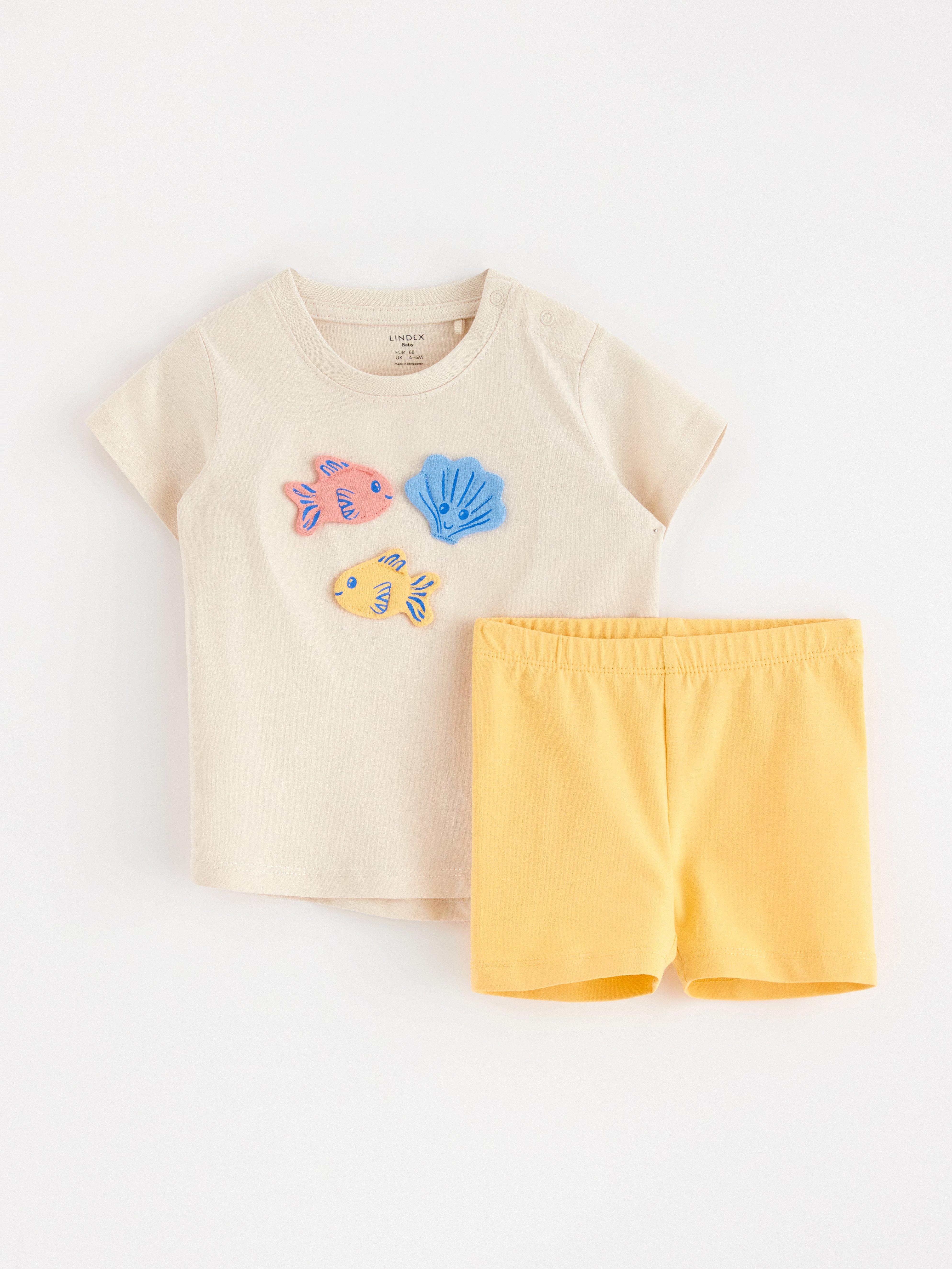 Set - topp och cykelshorts