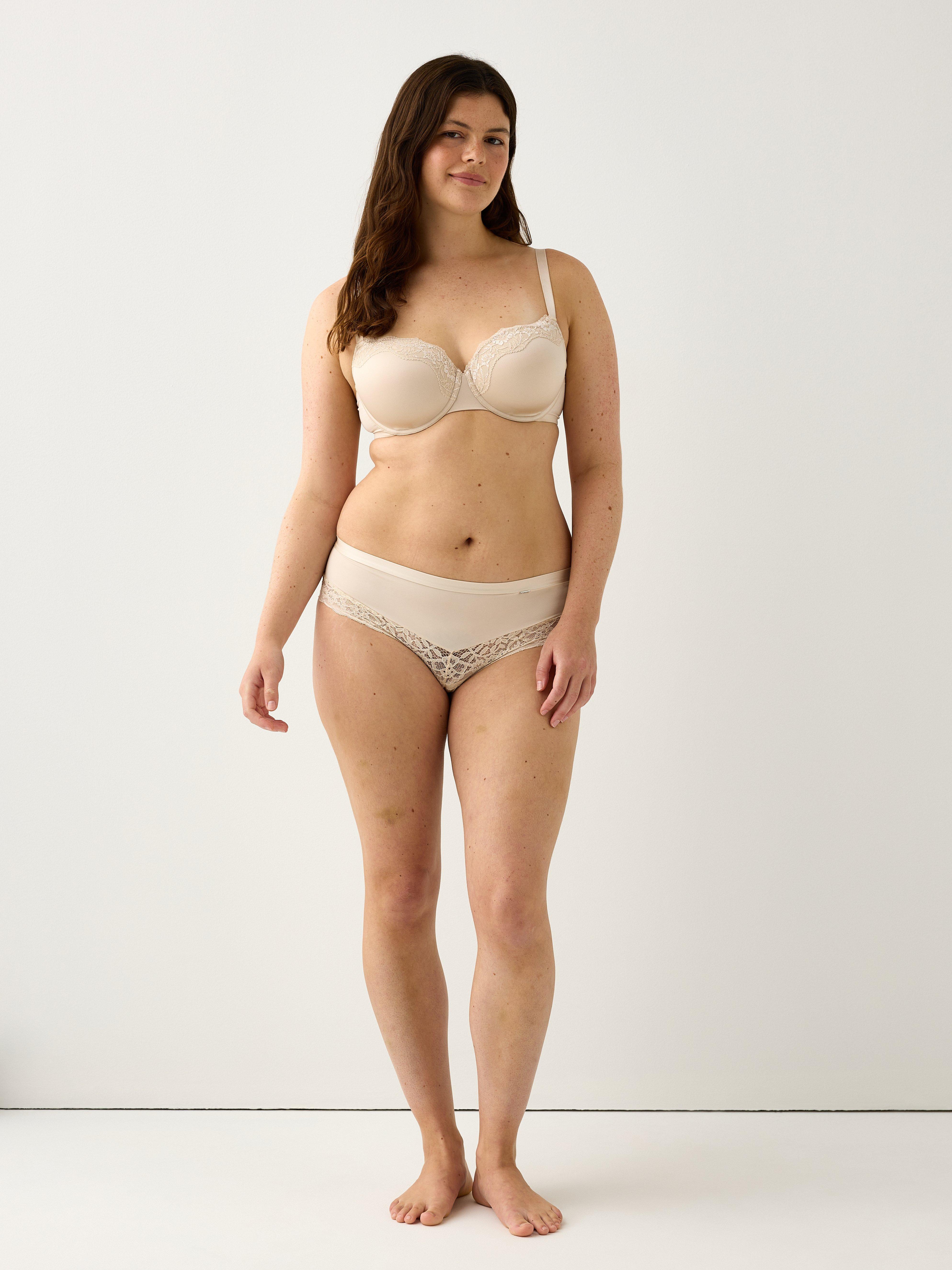 Akleja balconette-bh - Underkläder - Beige