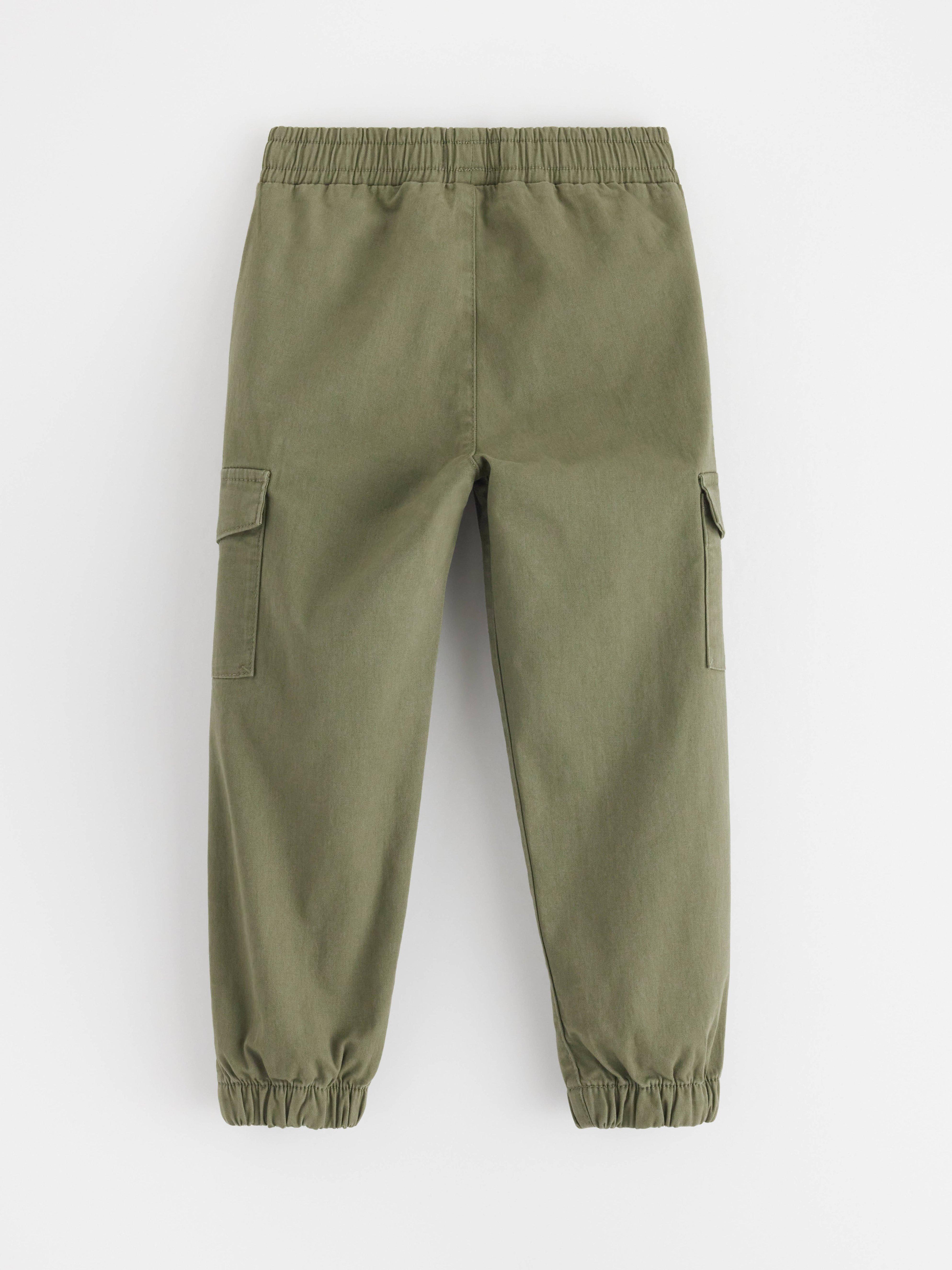 Cargo Trousers - Kids Wear - Green
