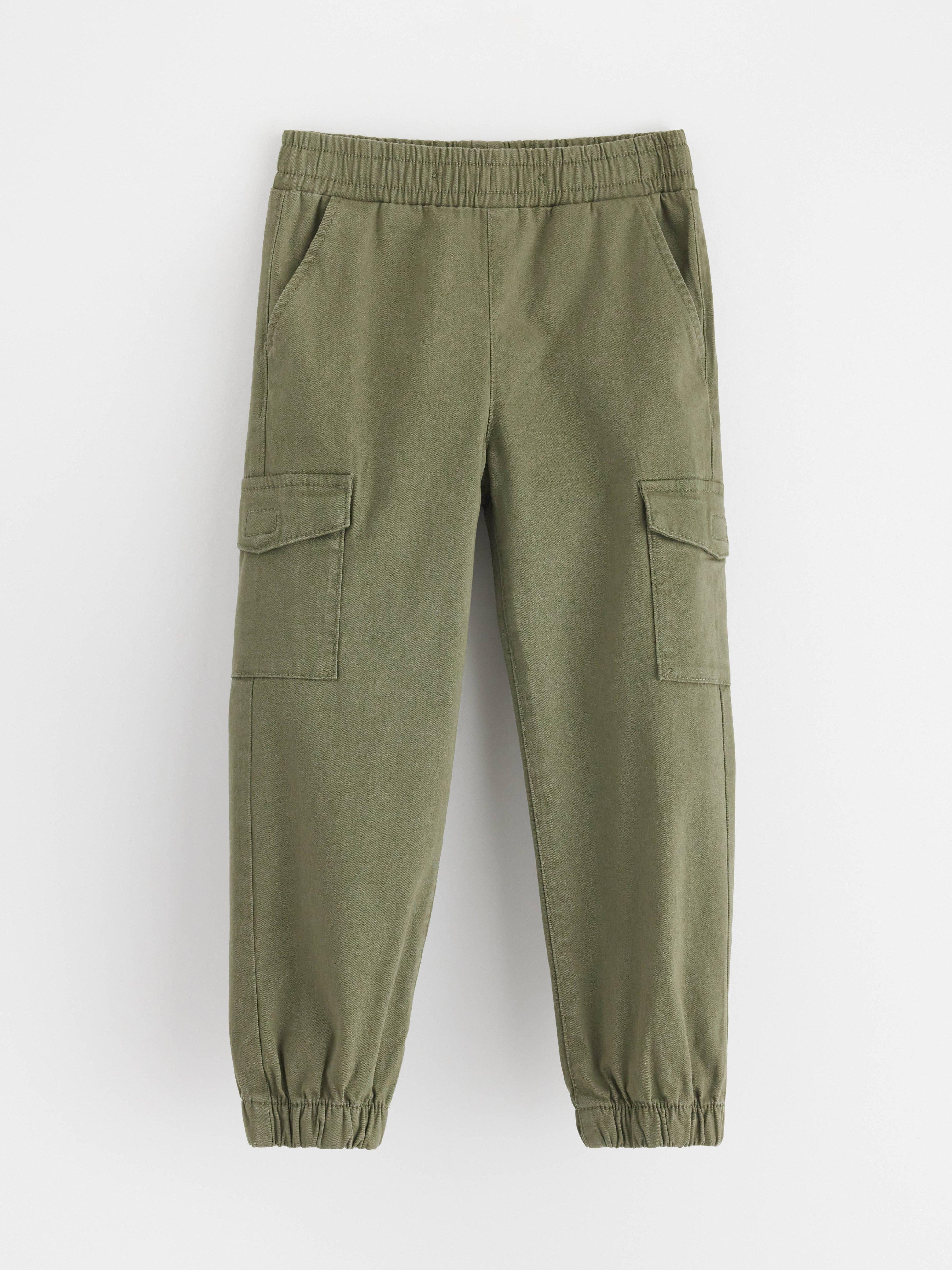 Cargo Trousers - Kids Wear - Green