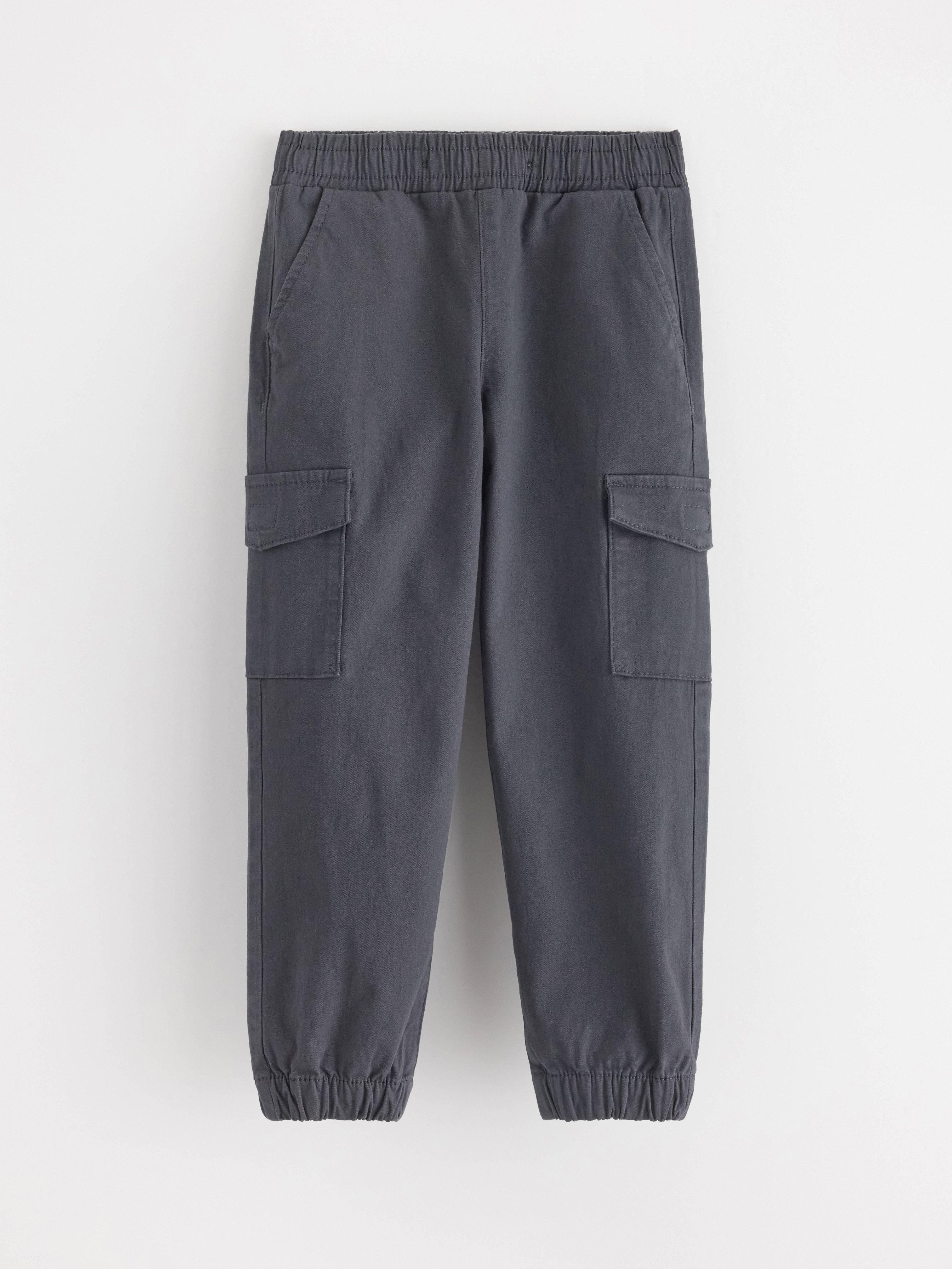 Cargo Trousers - Kids Wear - Grey