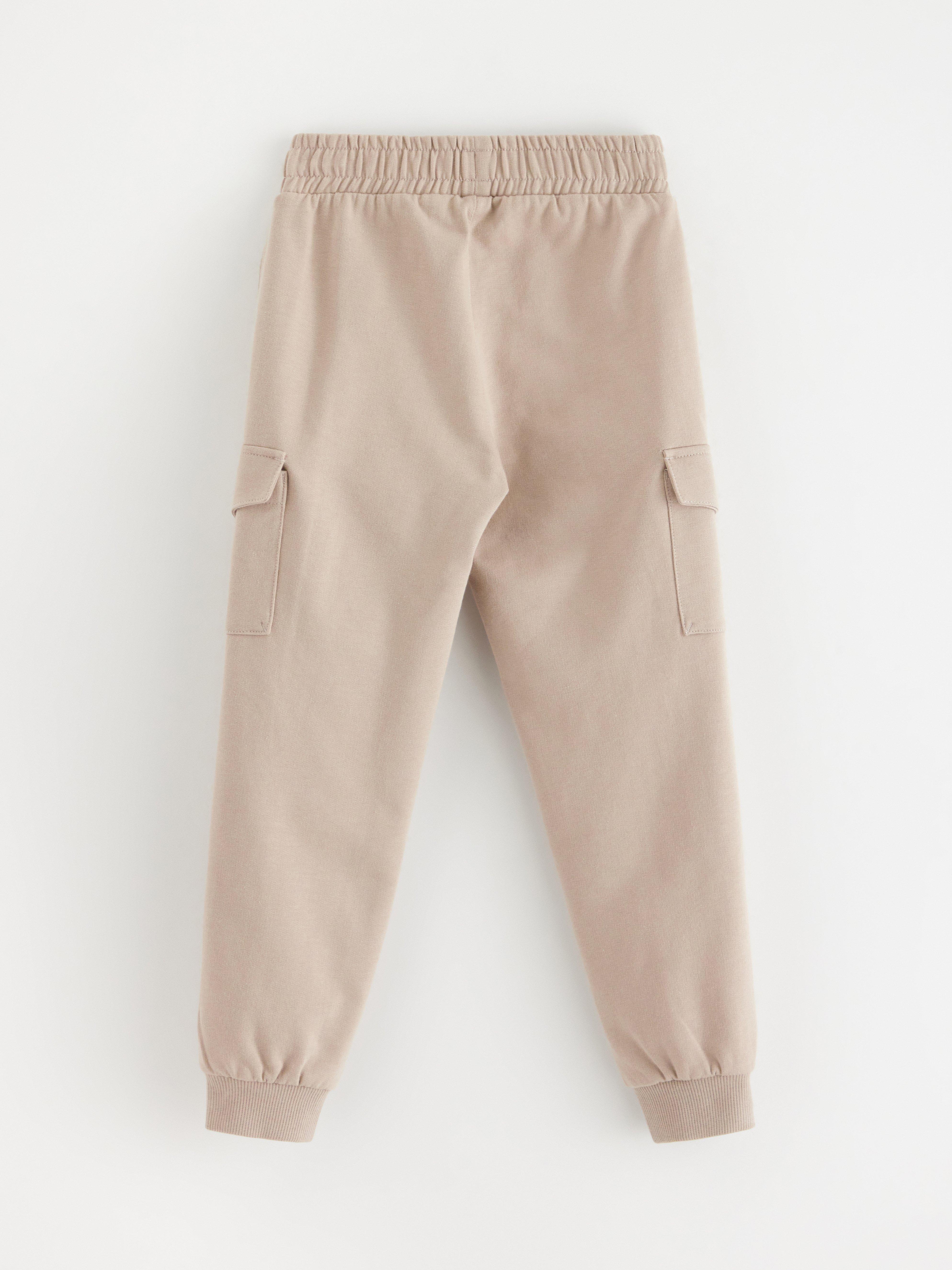 Cargo Trousers - Kids Wear - Beige