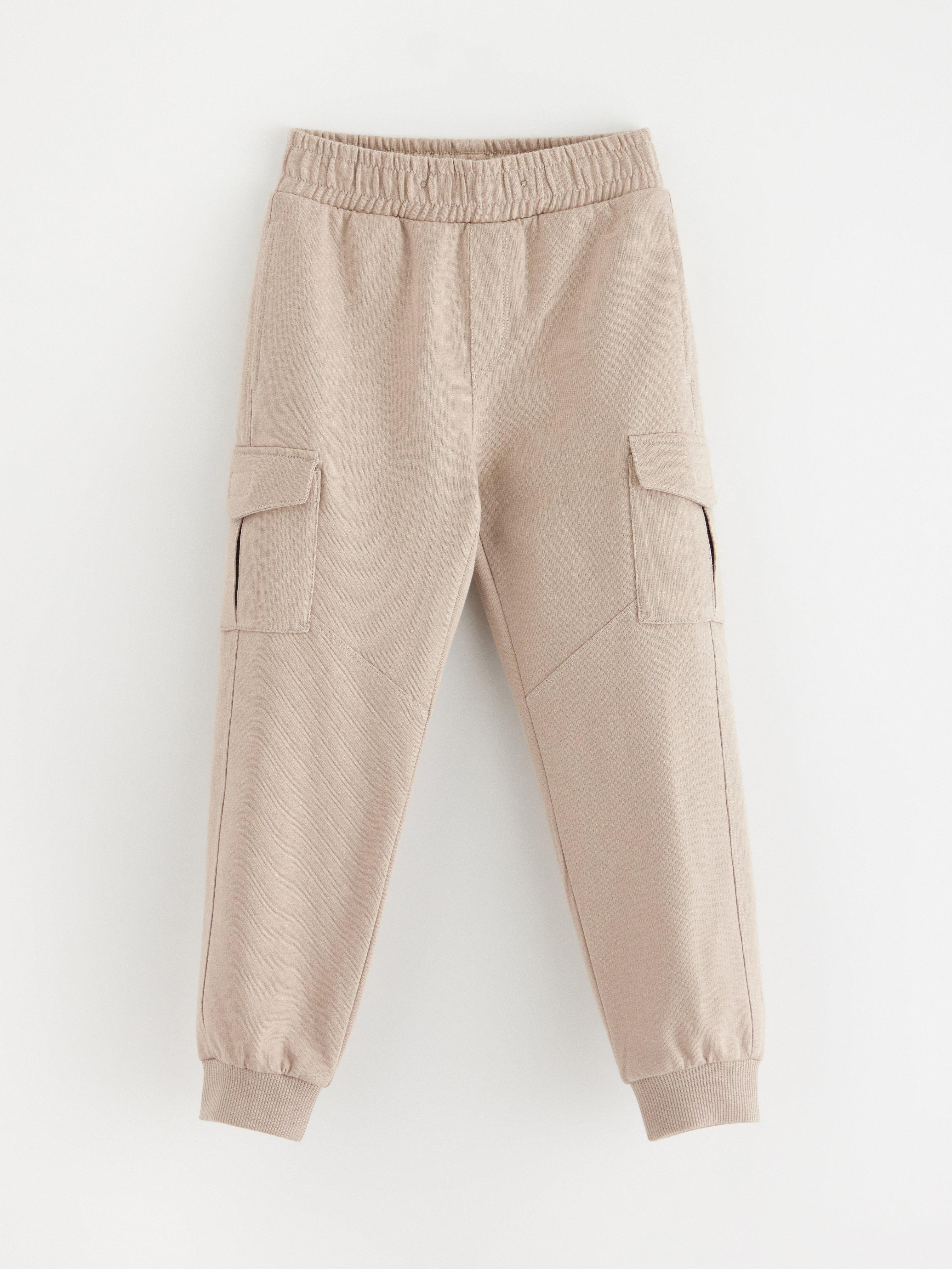 Cargo Trousers - Kids Wear - Beige