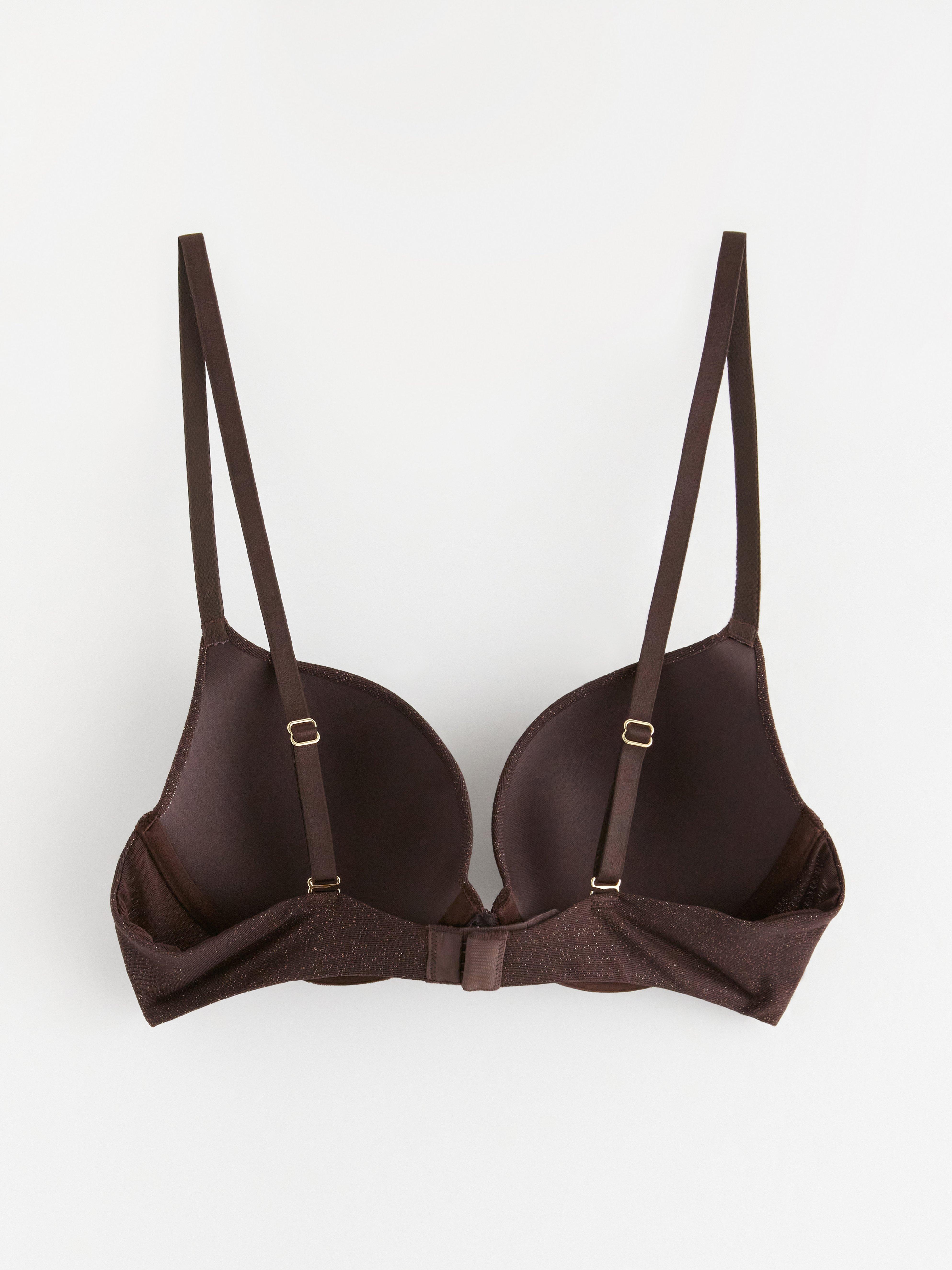 Push Up Bra - Lingerie - Brown