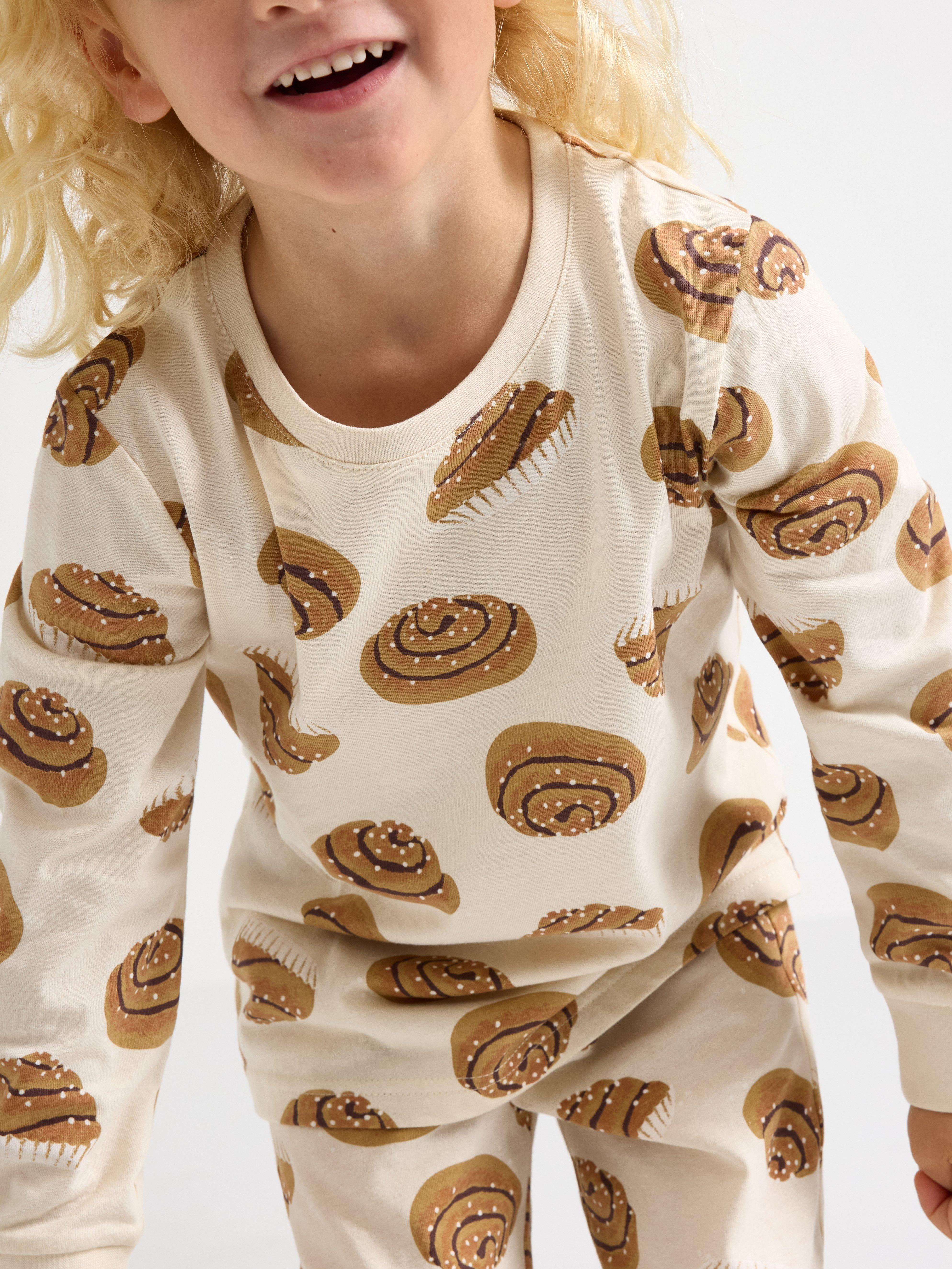 Pyjamassett - Barn - Beige
