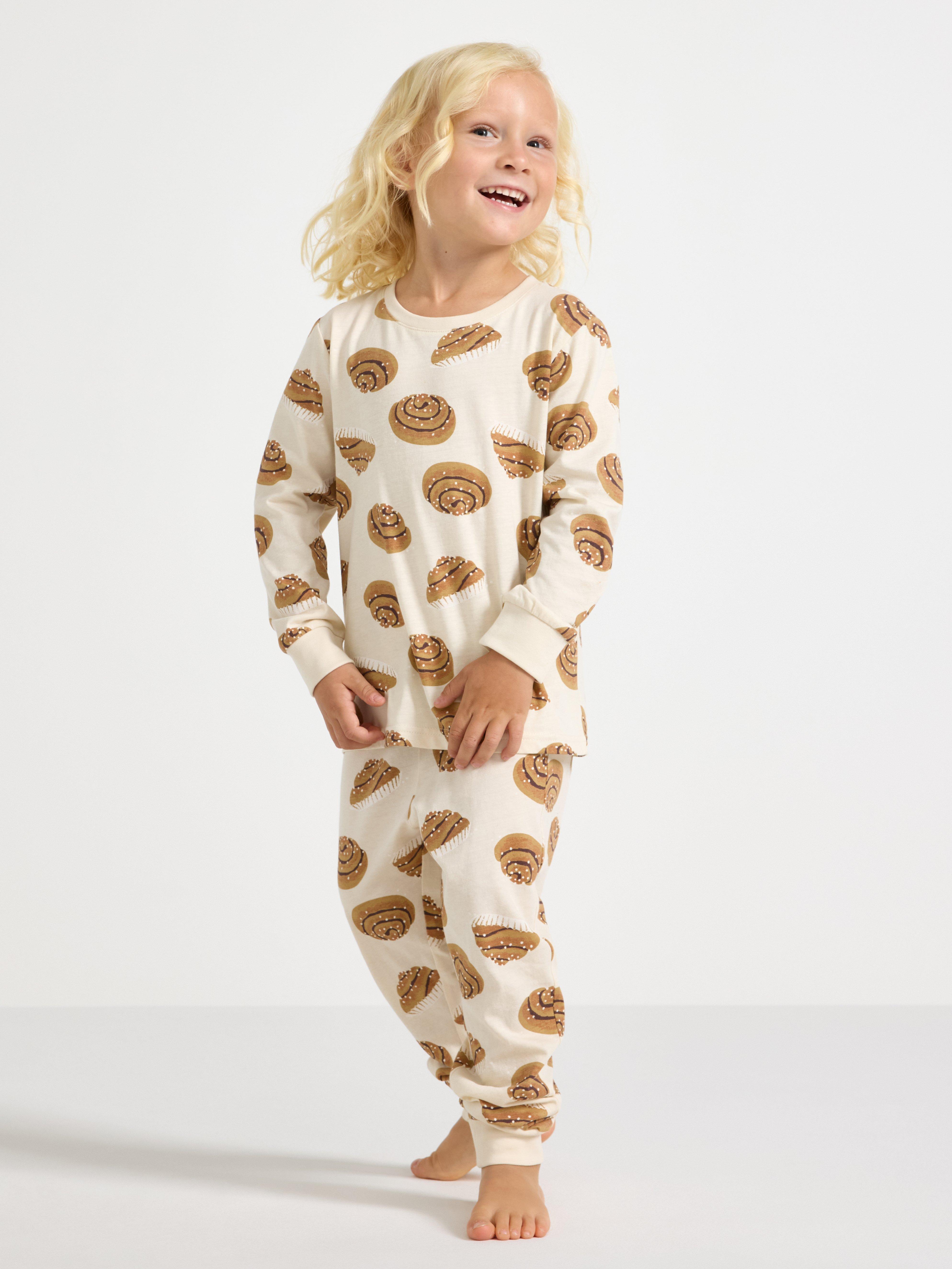 Pyjamassett - Barn - Beige