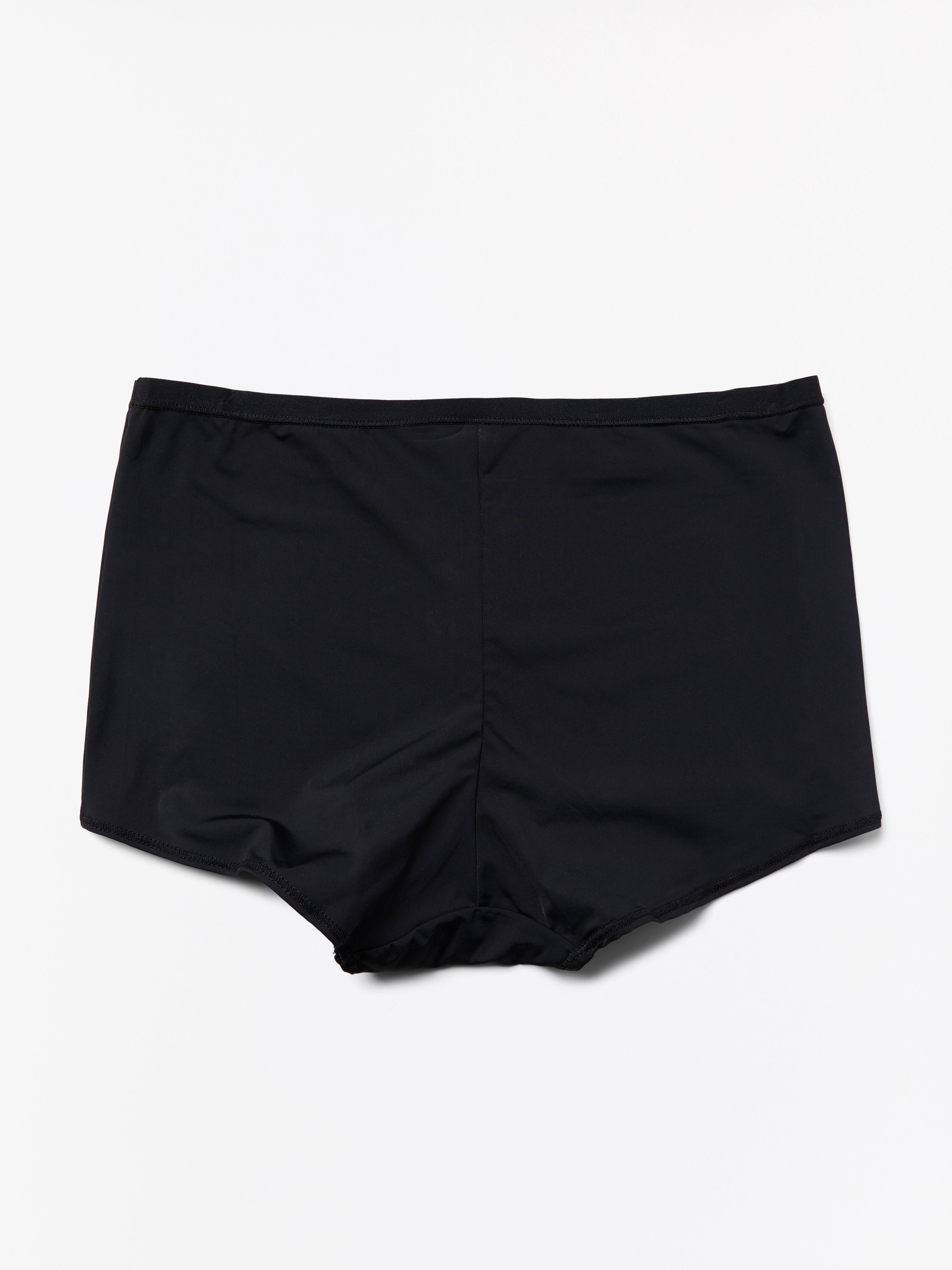 Boxerky s klasickým pasem - Spodní prádlo - Černá