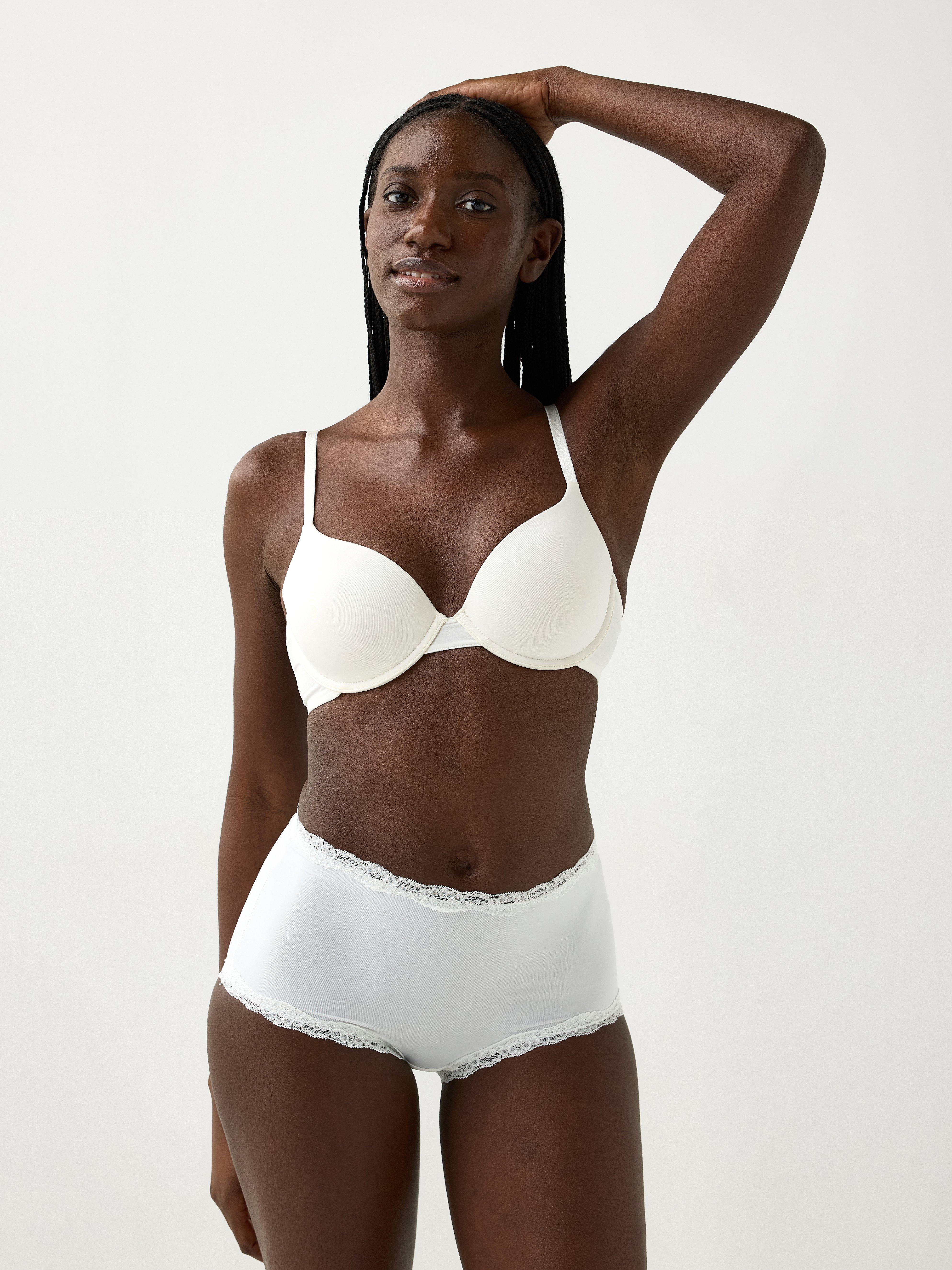 Truse med høyt liv - Undertøy - Hvit