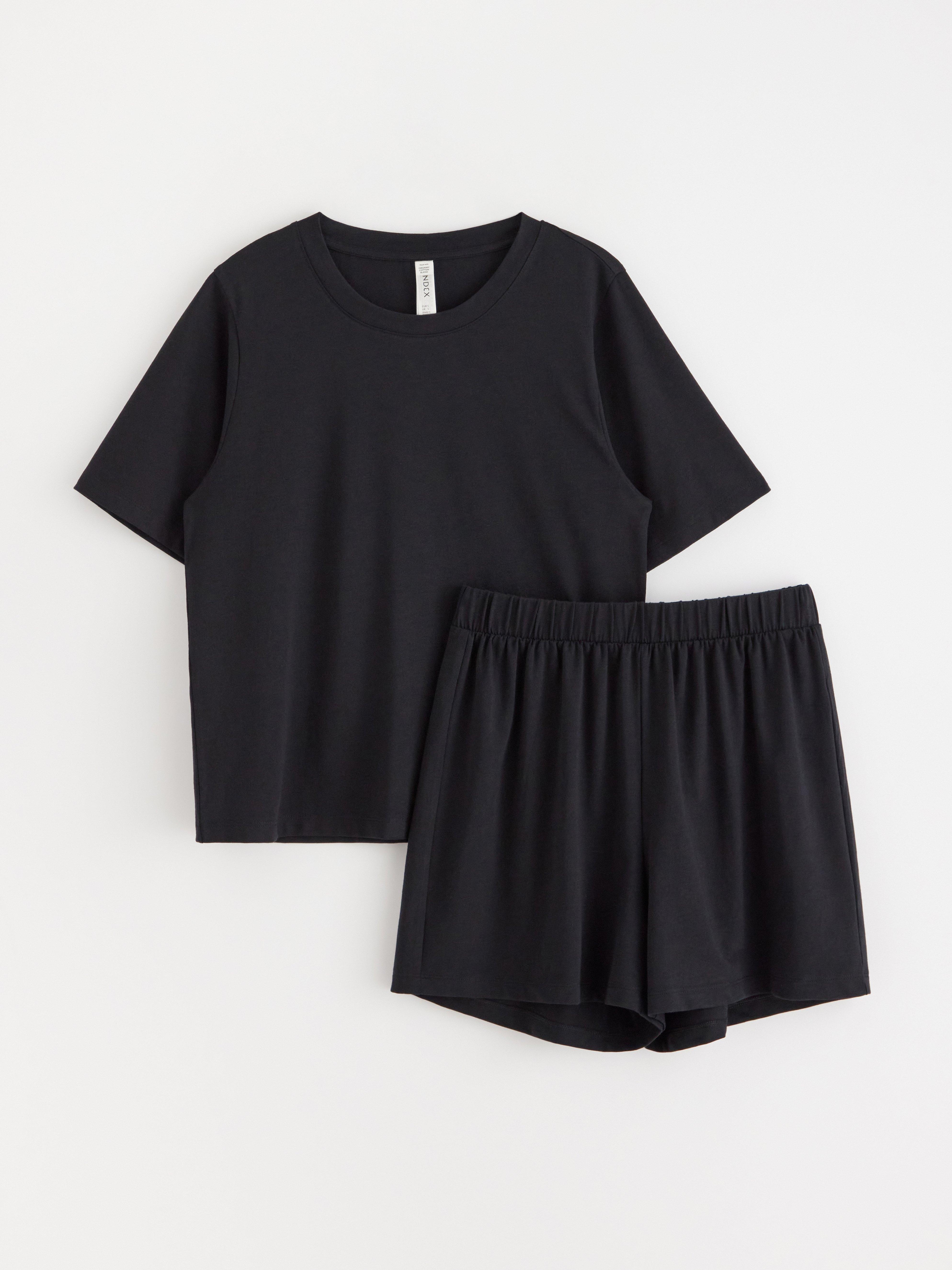 Pyjamas-sæt - Undertøj - Sort