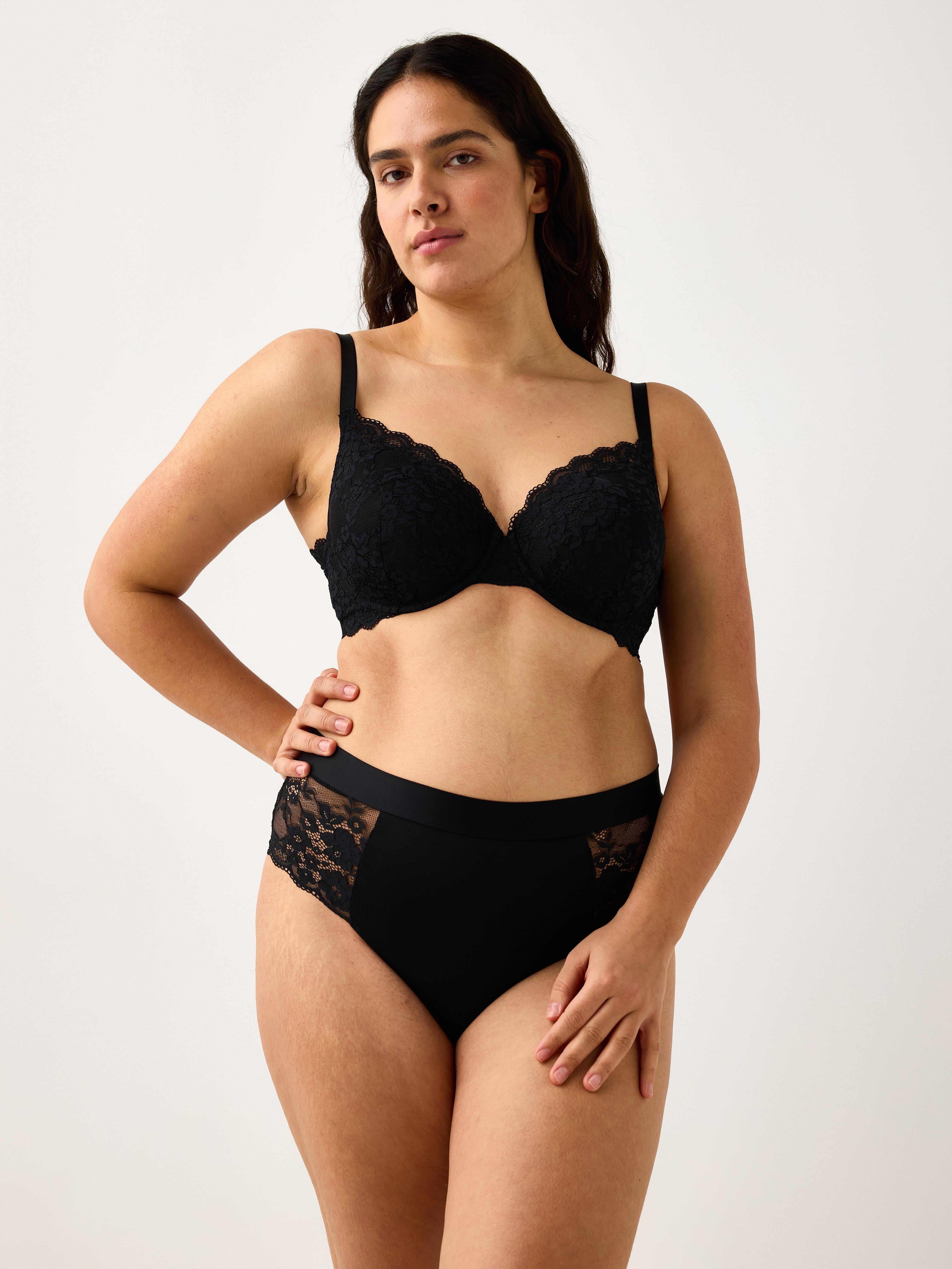 Brazilian High - Lingerie - Black