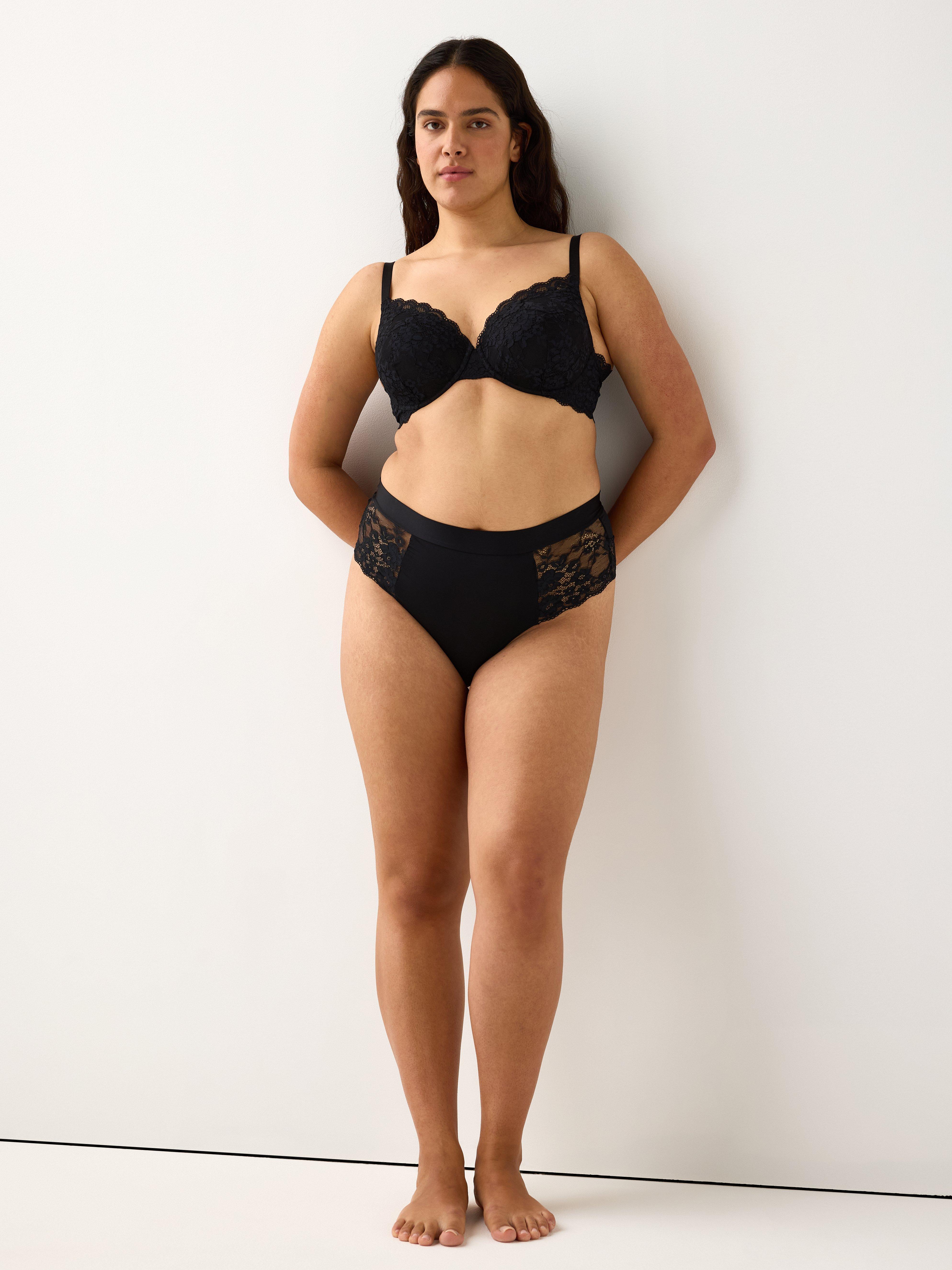 Brazilian High - Lingerie - Black