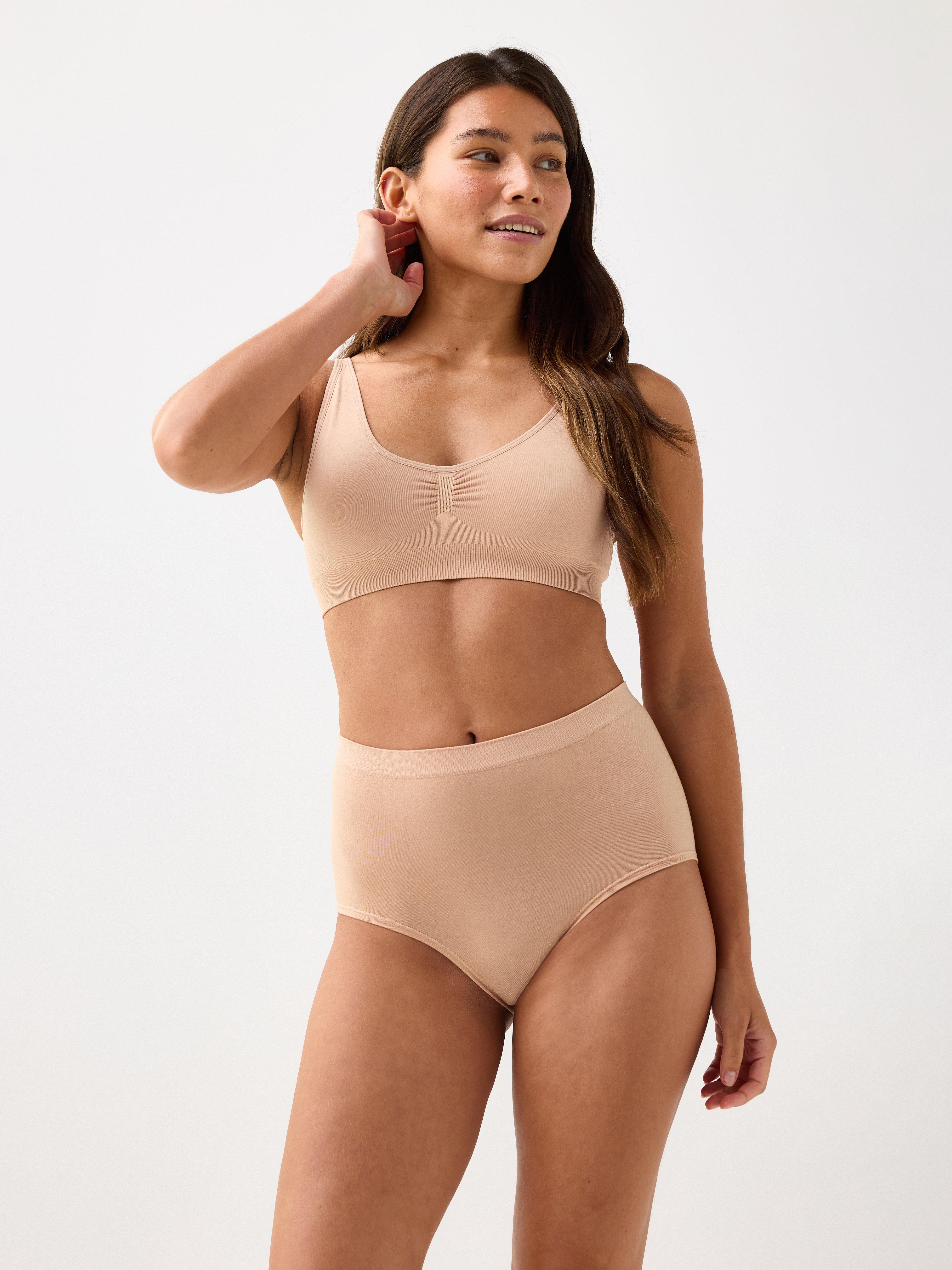 Trosa hög - Underkläder - Beige