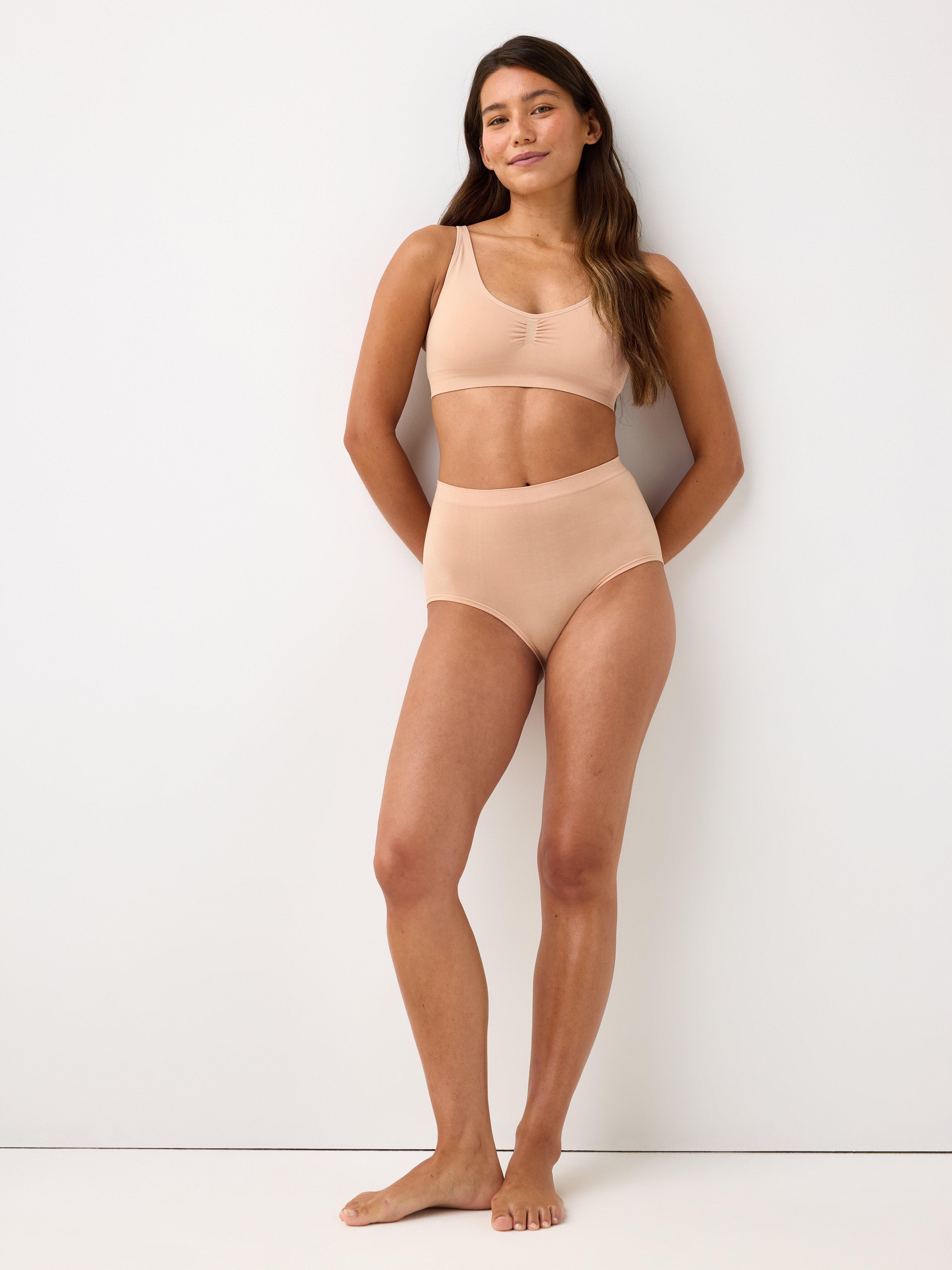 Alushousut Brief High - Alusvaatteet - Beige
