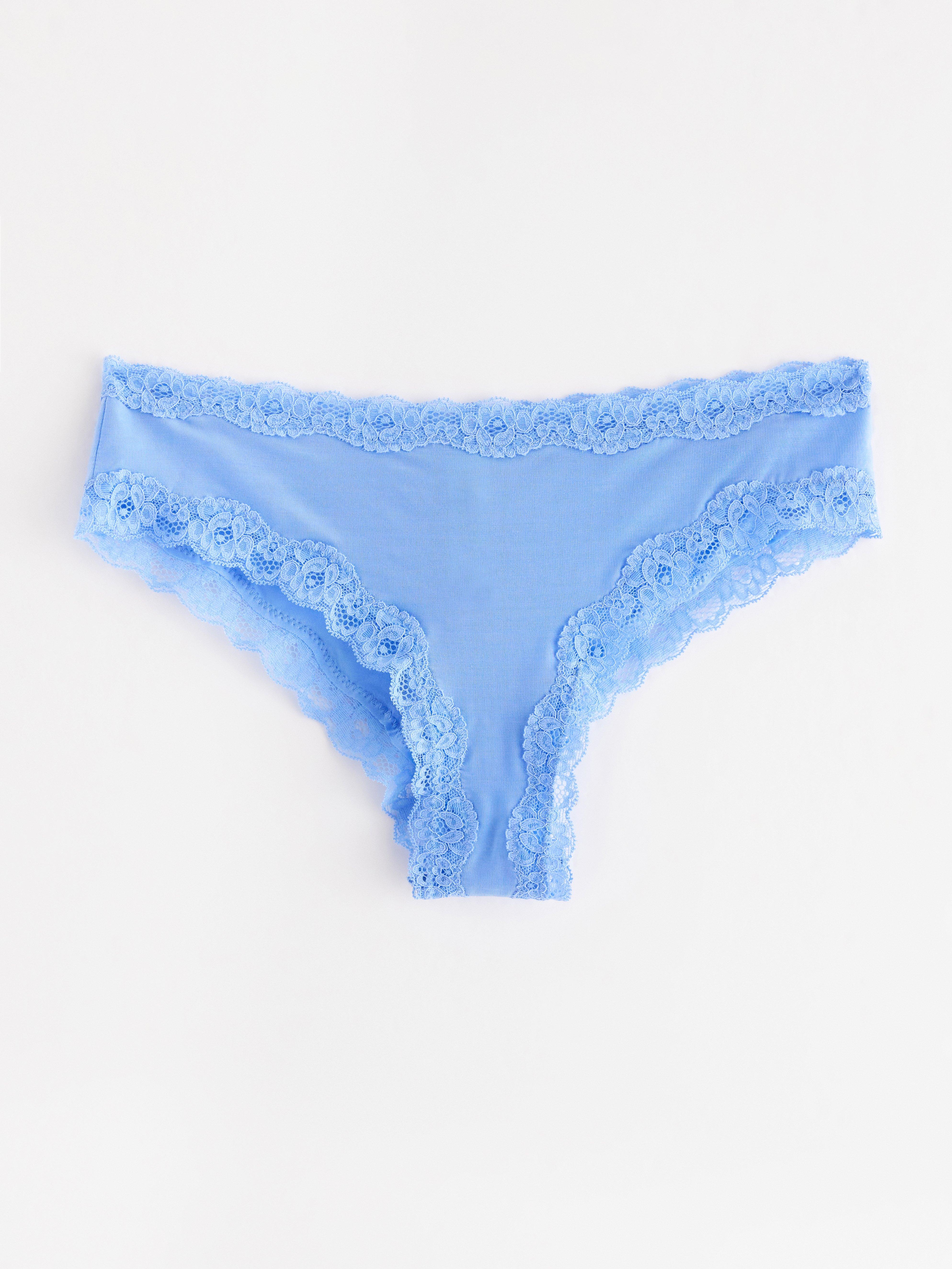 Brazilian Low - Lingerie - Blue