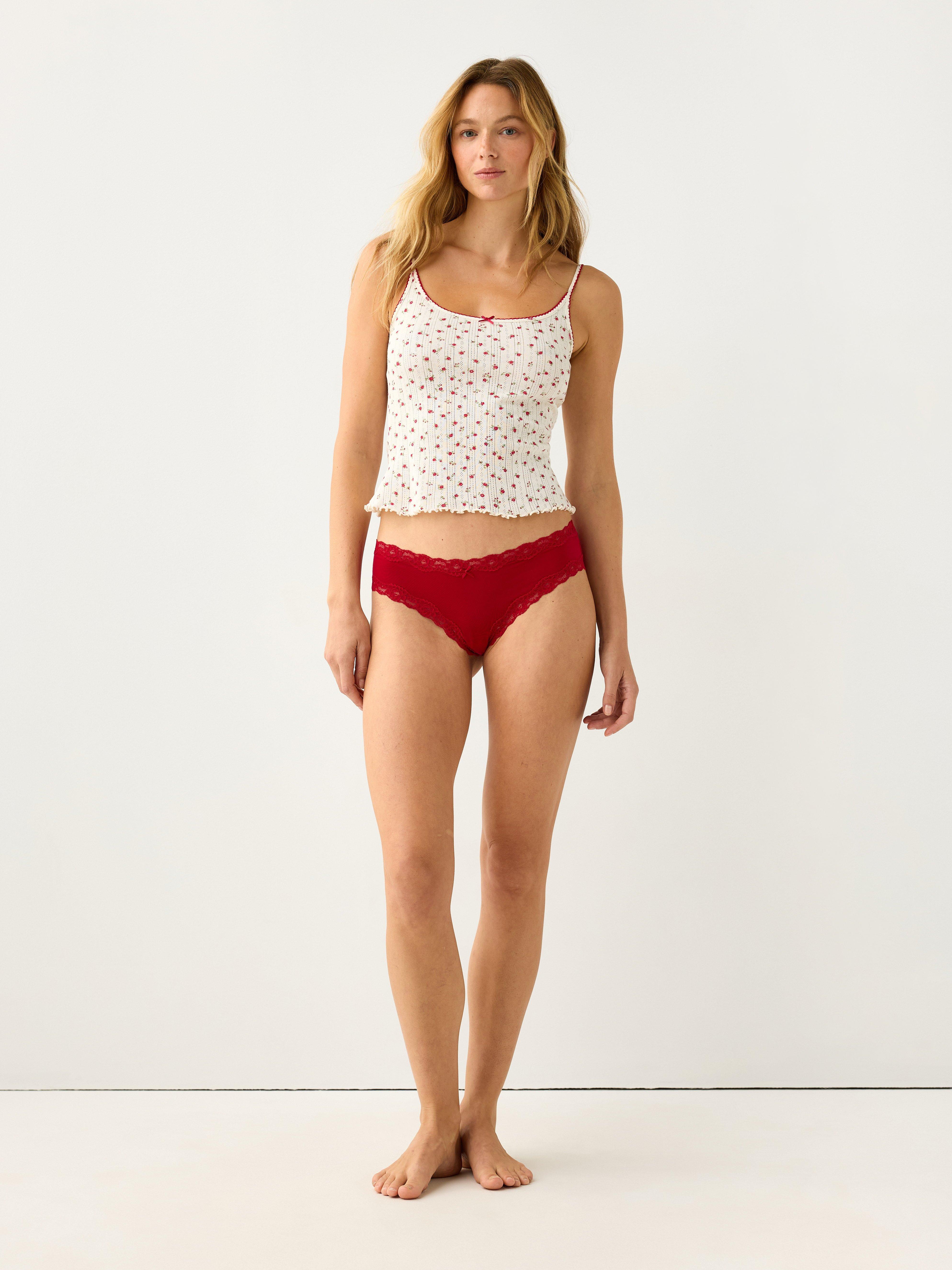 Brazilian låg - Underkläder - Röd