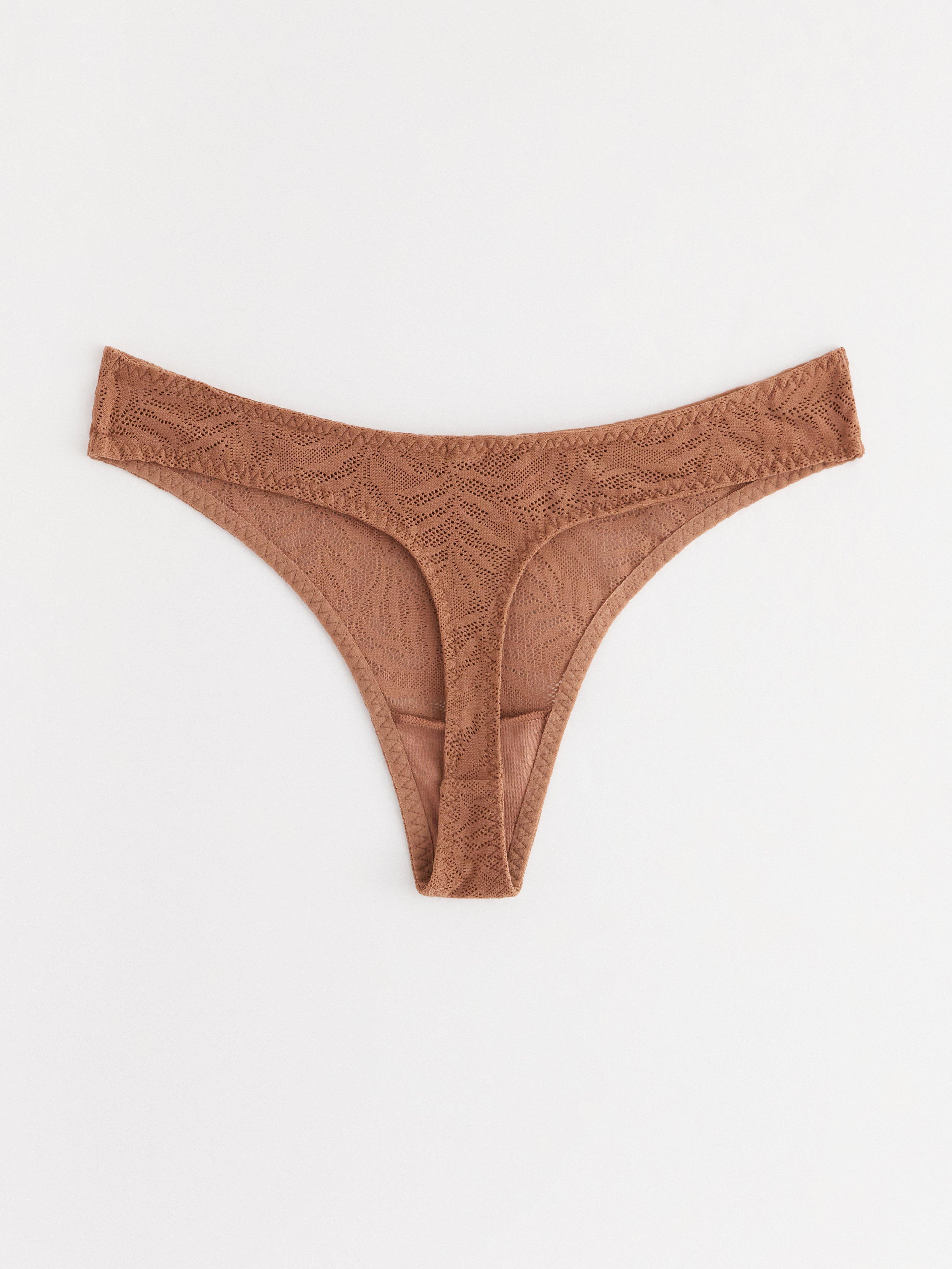 Thong Regular - Lingerie - Brown