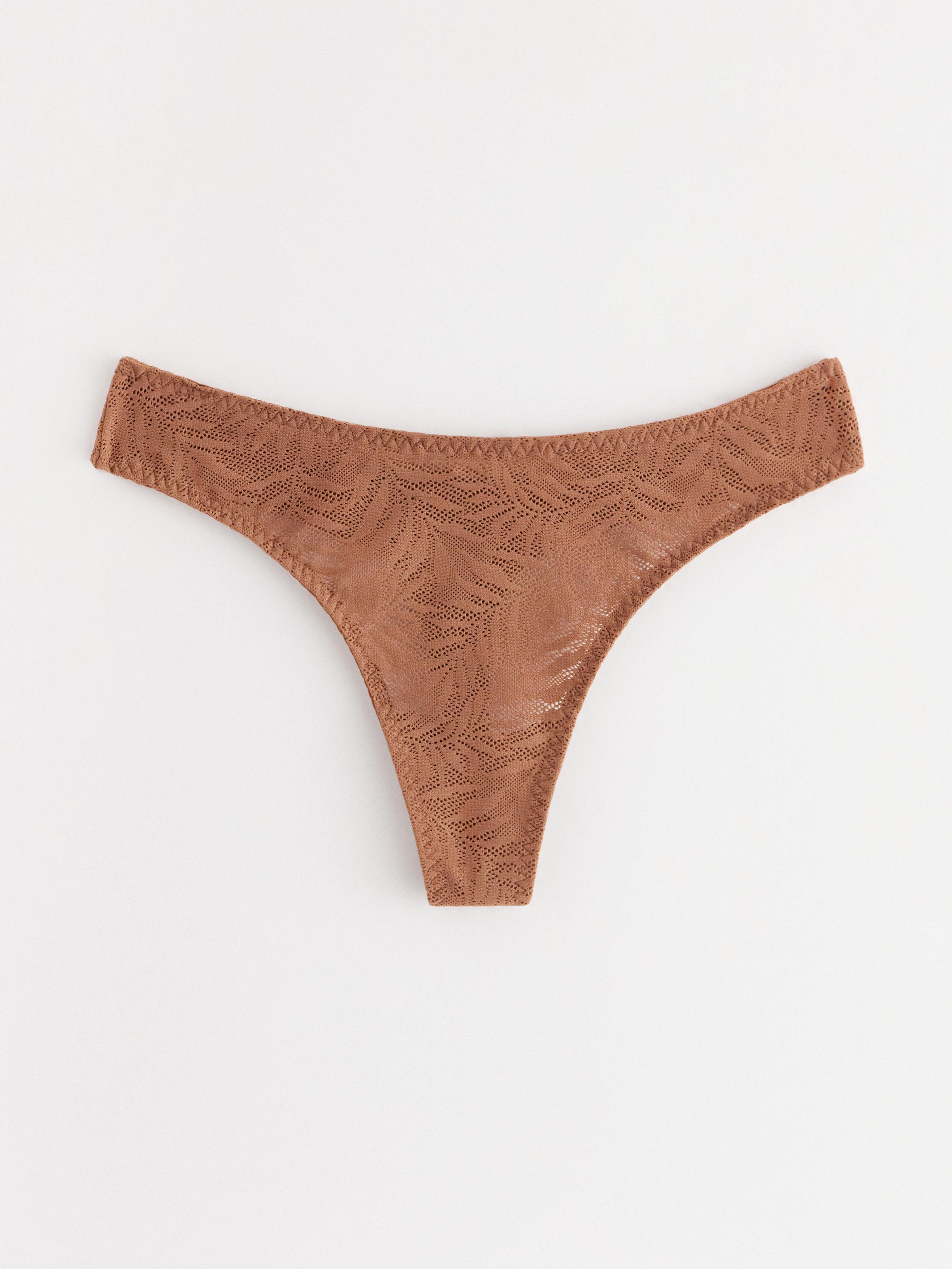 Thong Regular - Lingerie - Brown