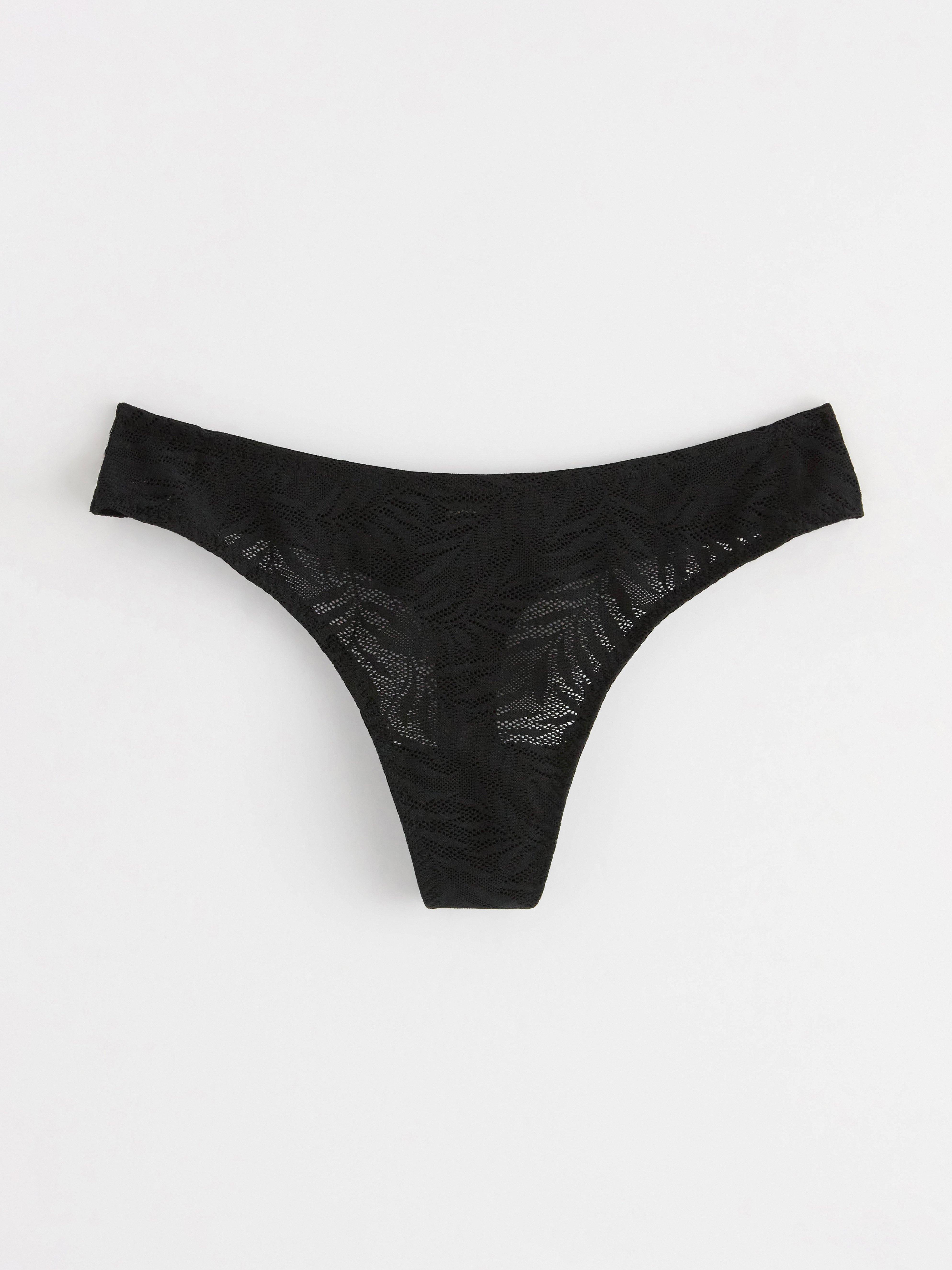 Thong Regular - Lingerie - Black