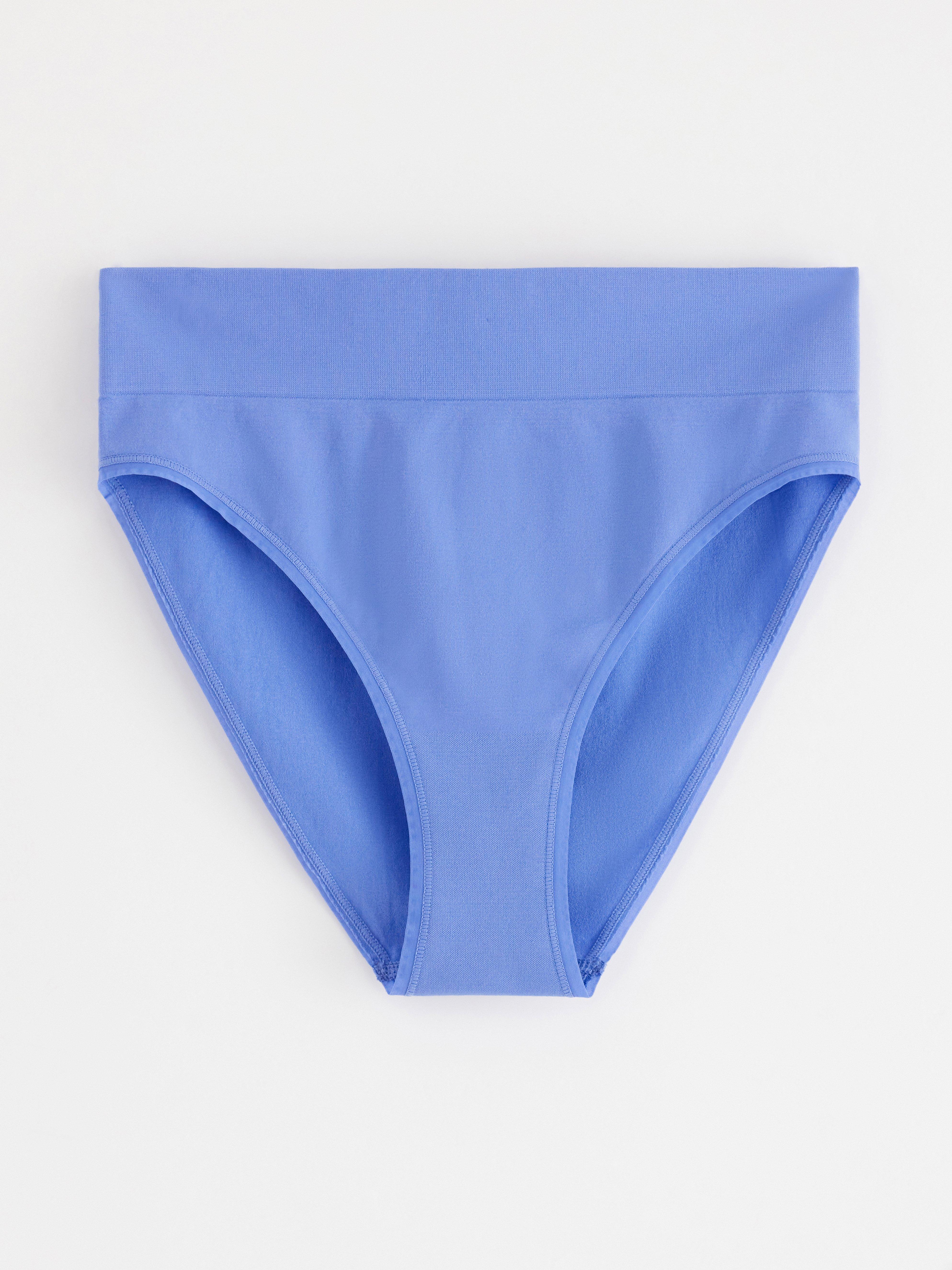 Bikini med høyt liv - Undertøy - Blå