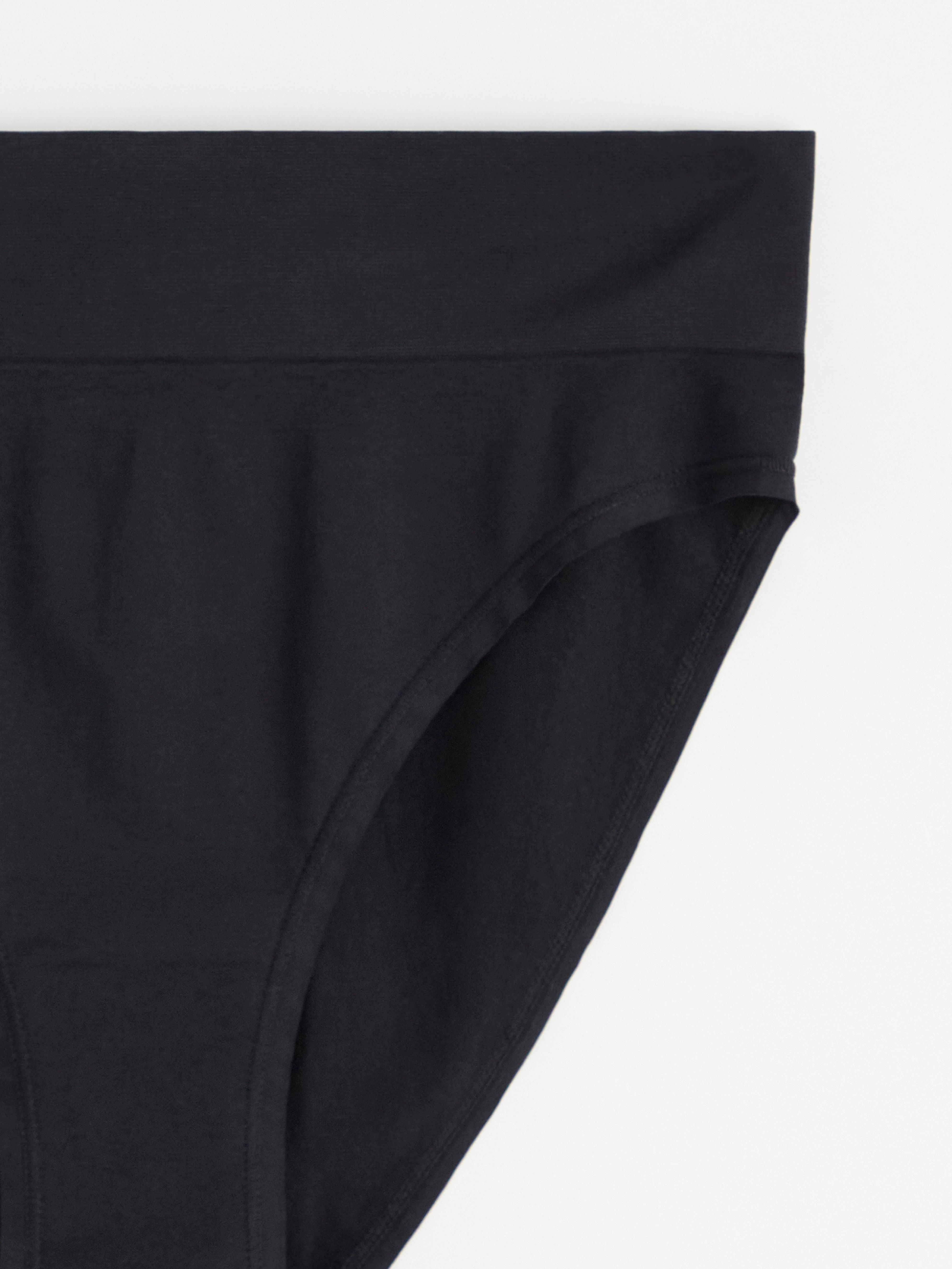 Bikini s vysokým pasem - Spodní prádlo - Černá