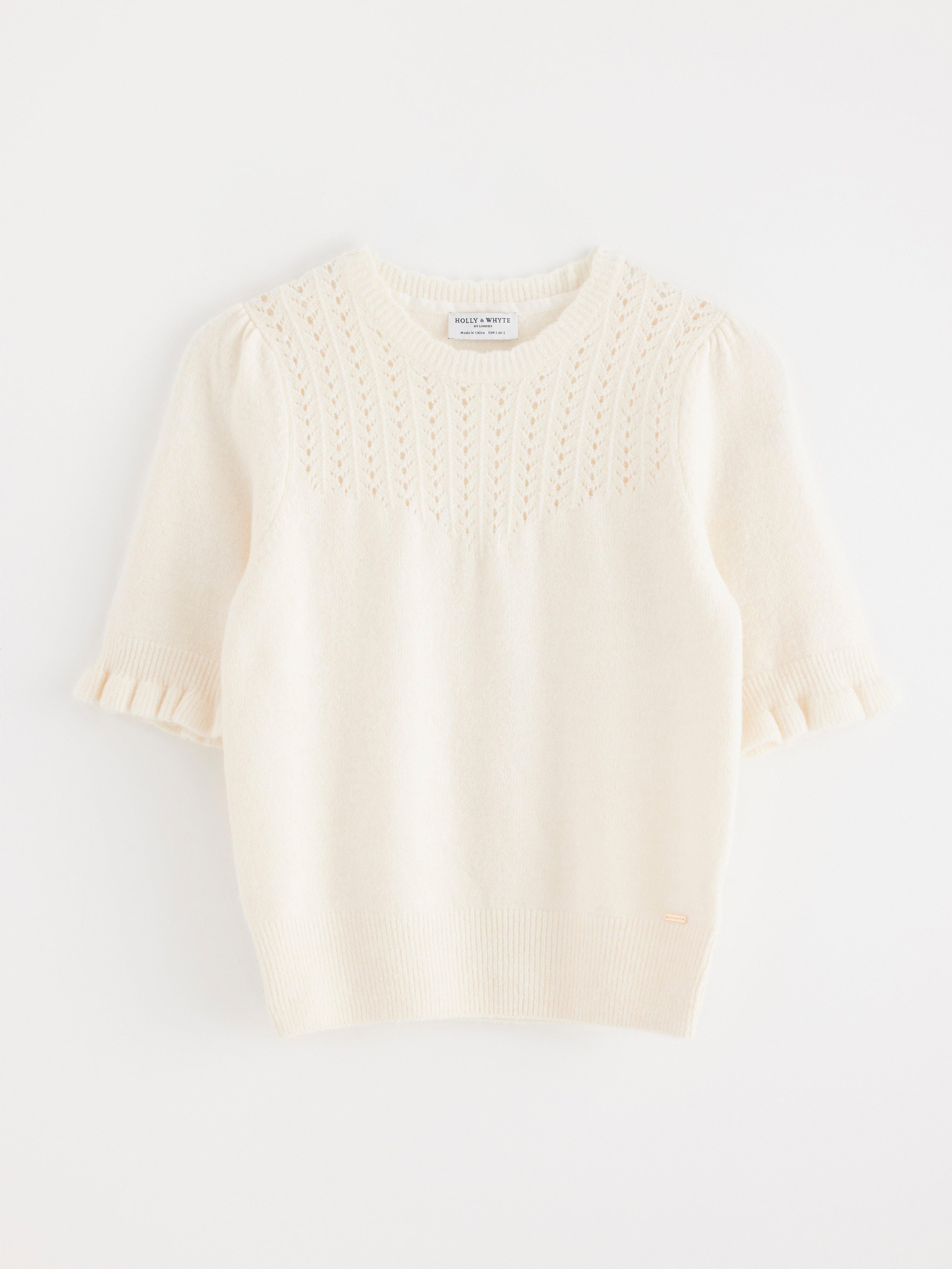 Sweater - Dame - Hvid