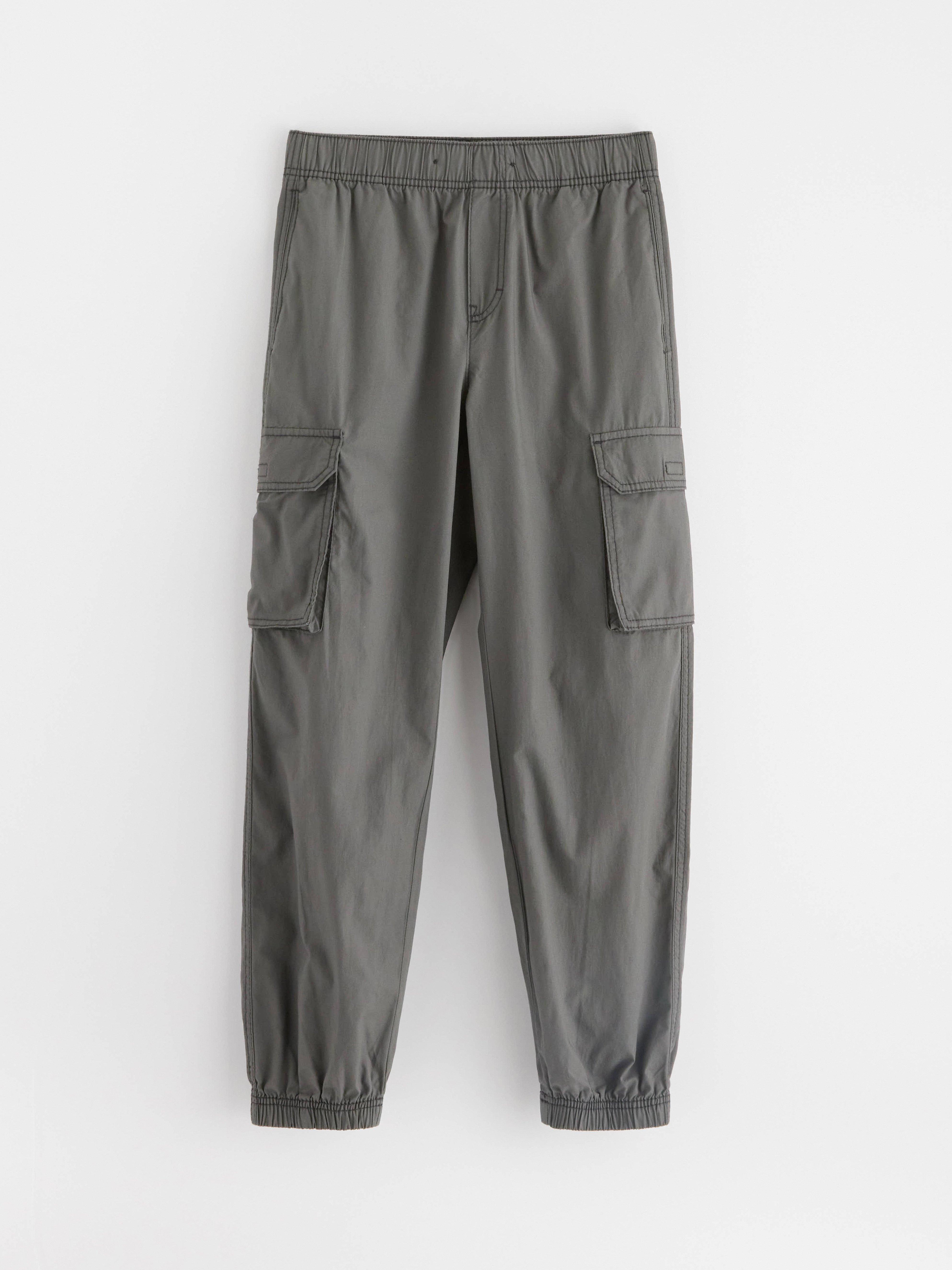 Cargo Trousers - Kids Wear - Grey
