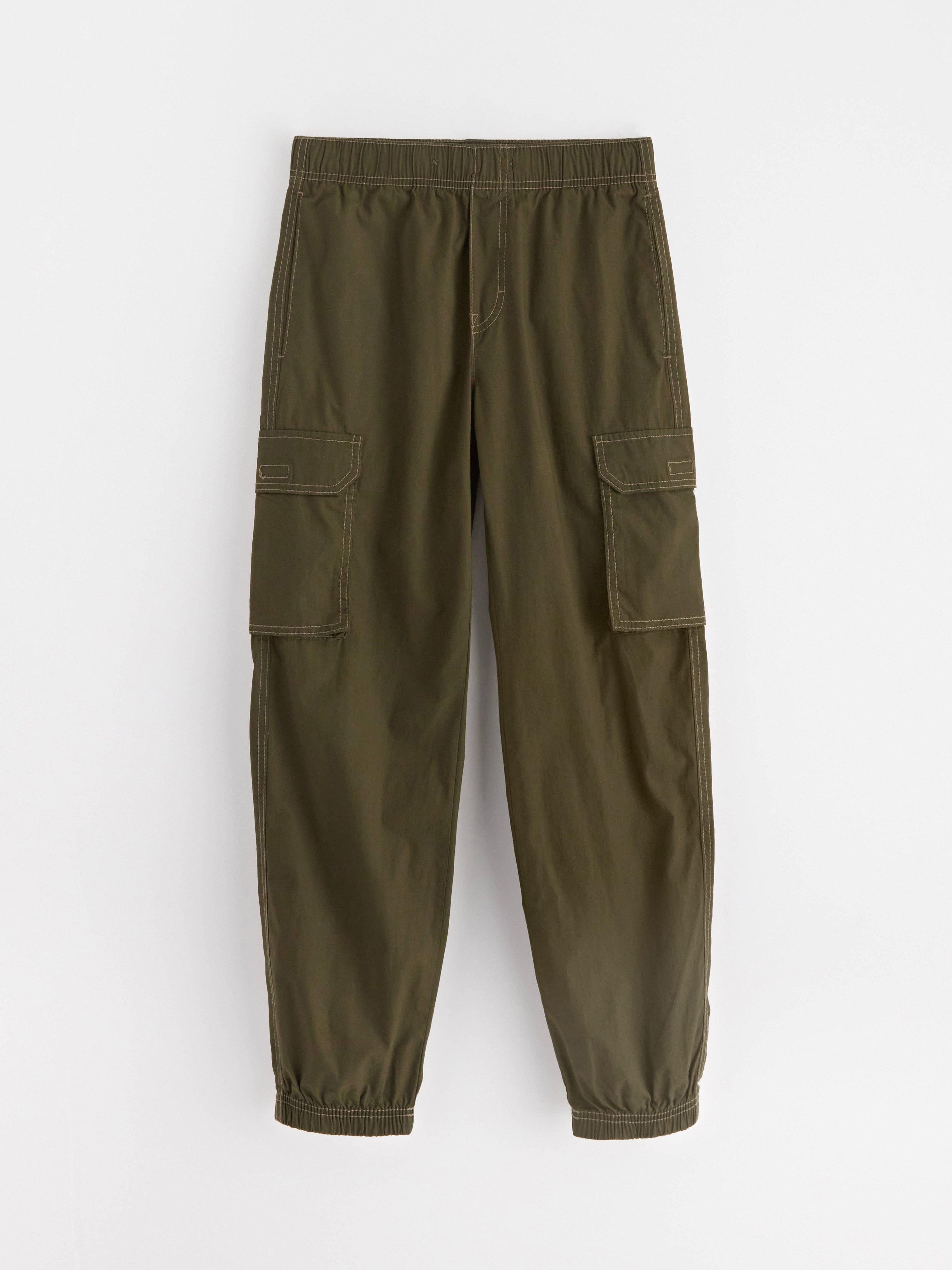 Cargo Trousers - Kids Wear - Khaki