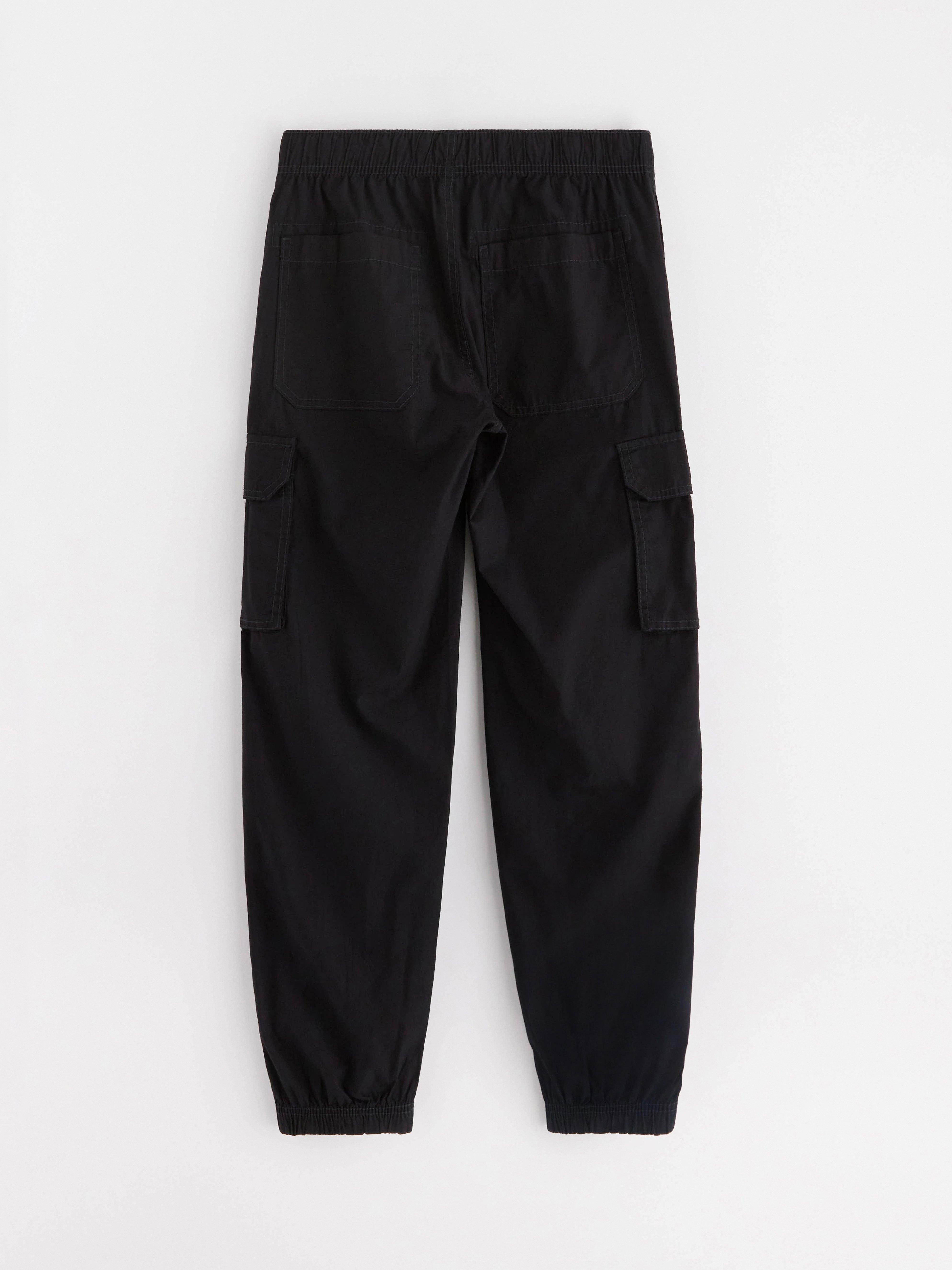 Cargo Trousers - Kids Wear - Black