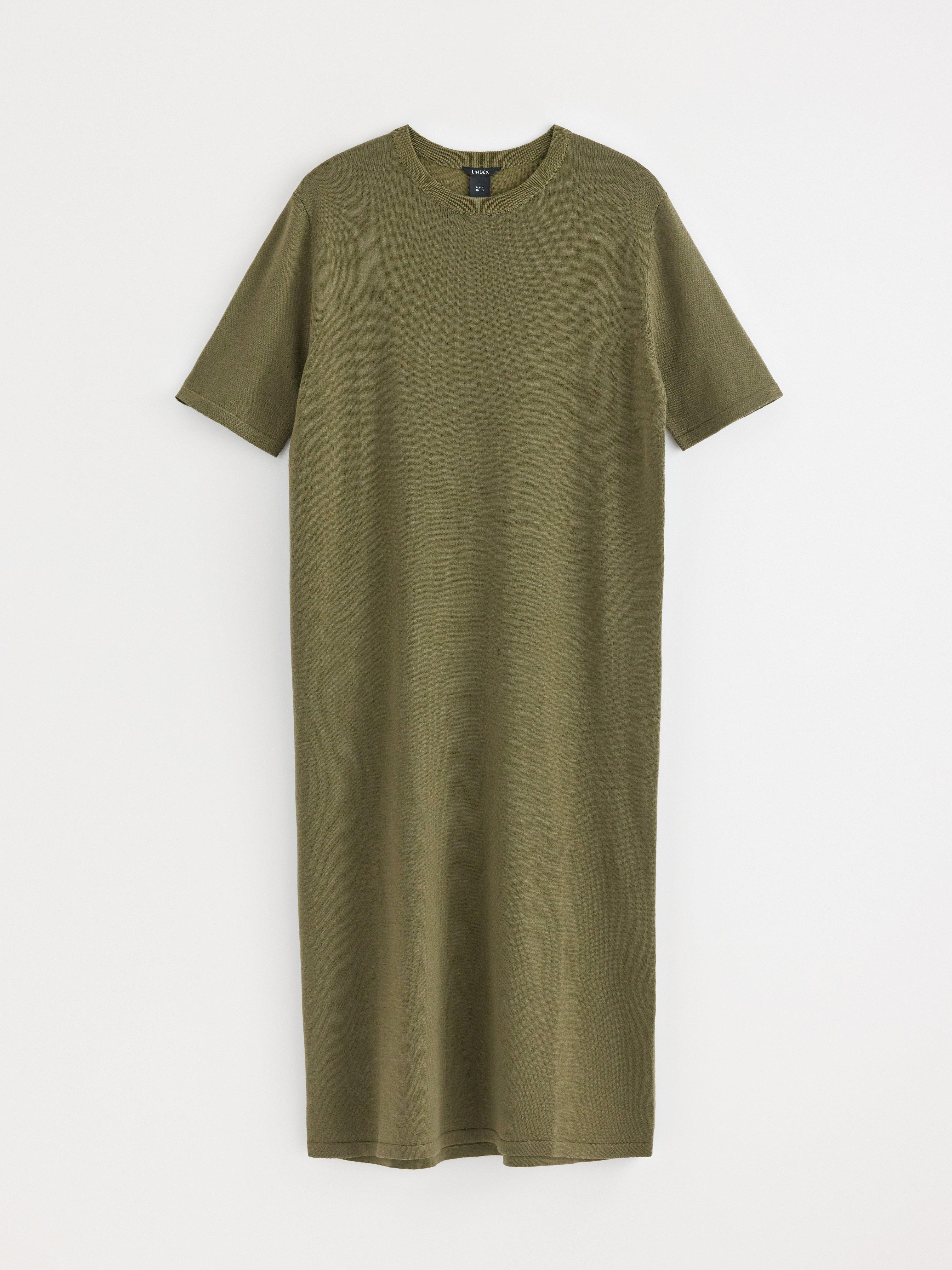 T-shirt dress - Womens Wear - Green