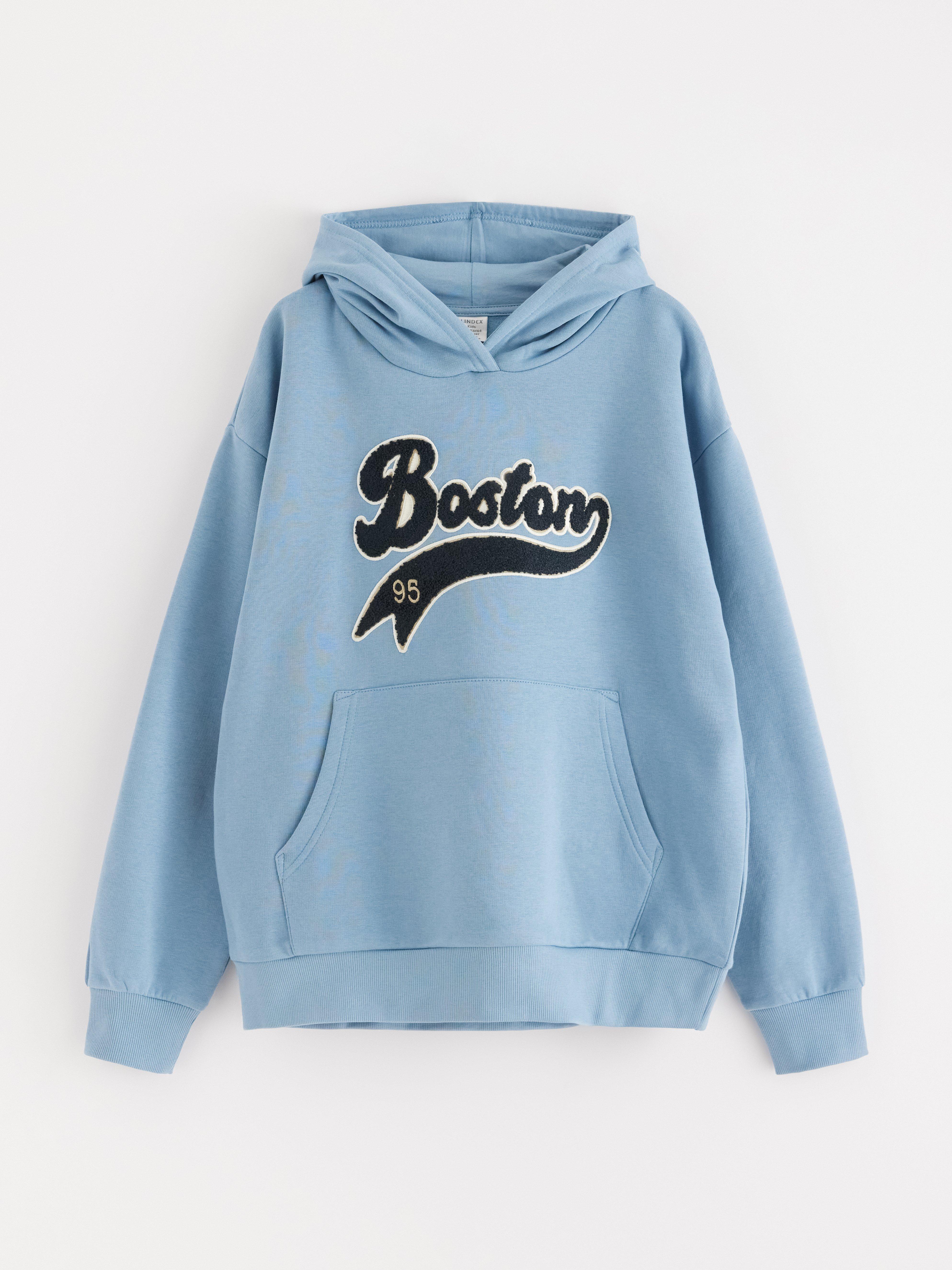 Mikina s kapucňou - Deti - Modrá