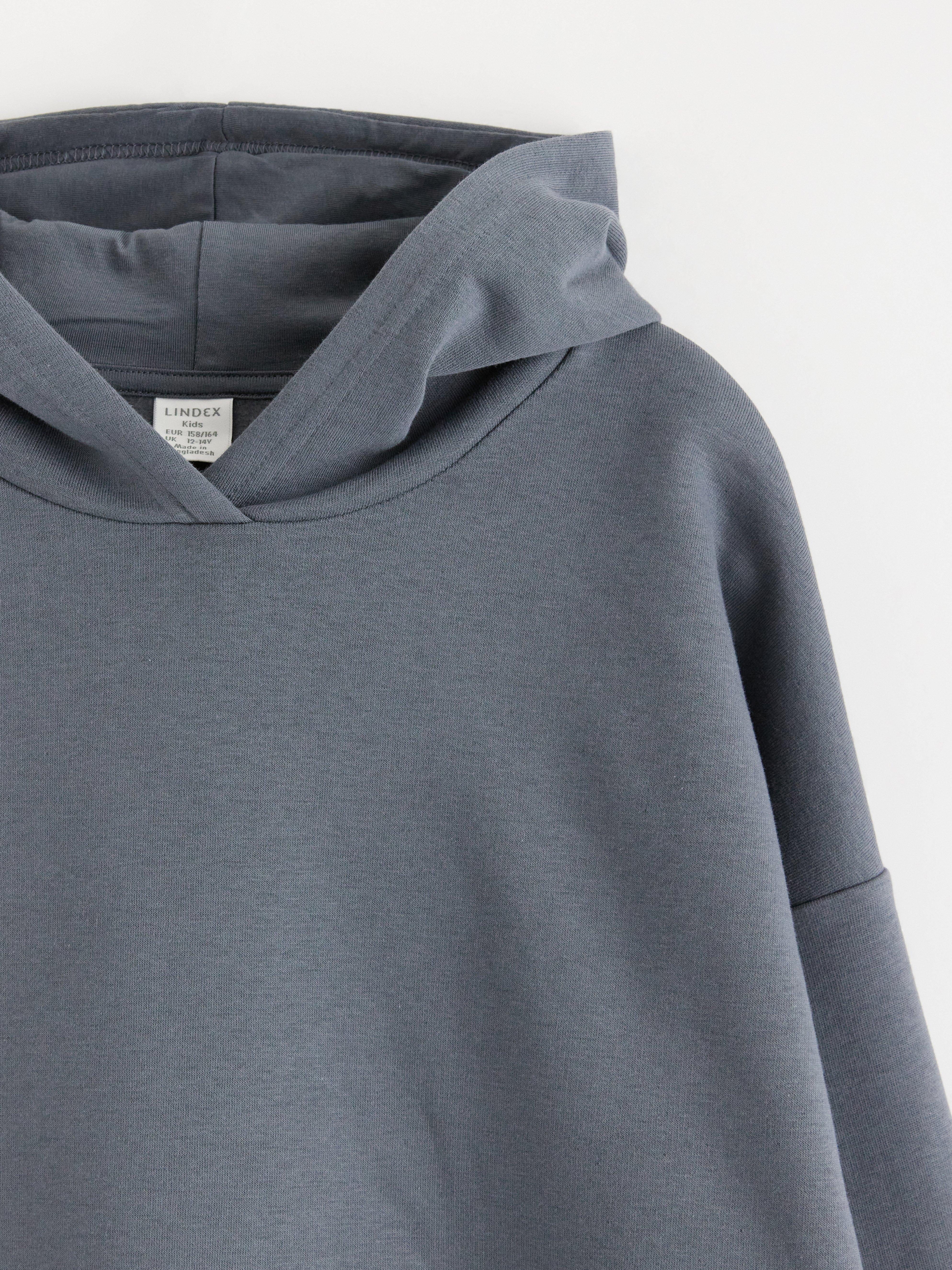 Hooded Sweatshirt - Kids Wear - Grey