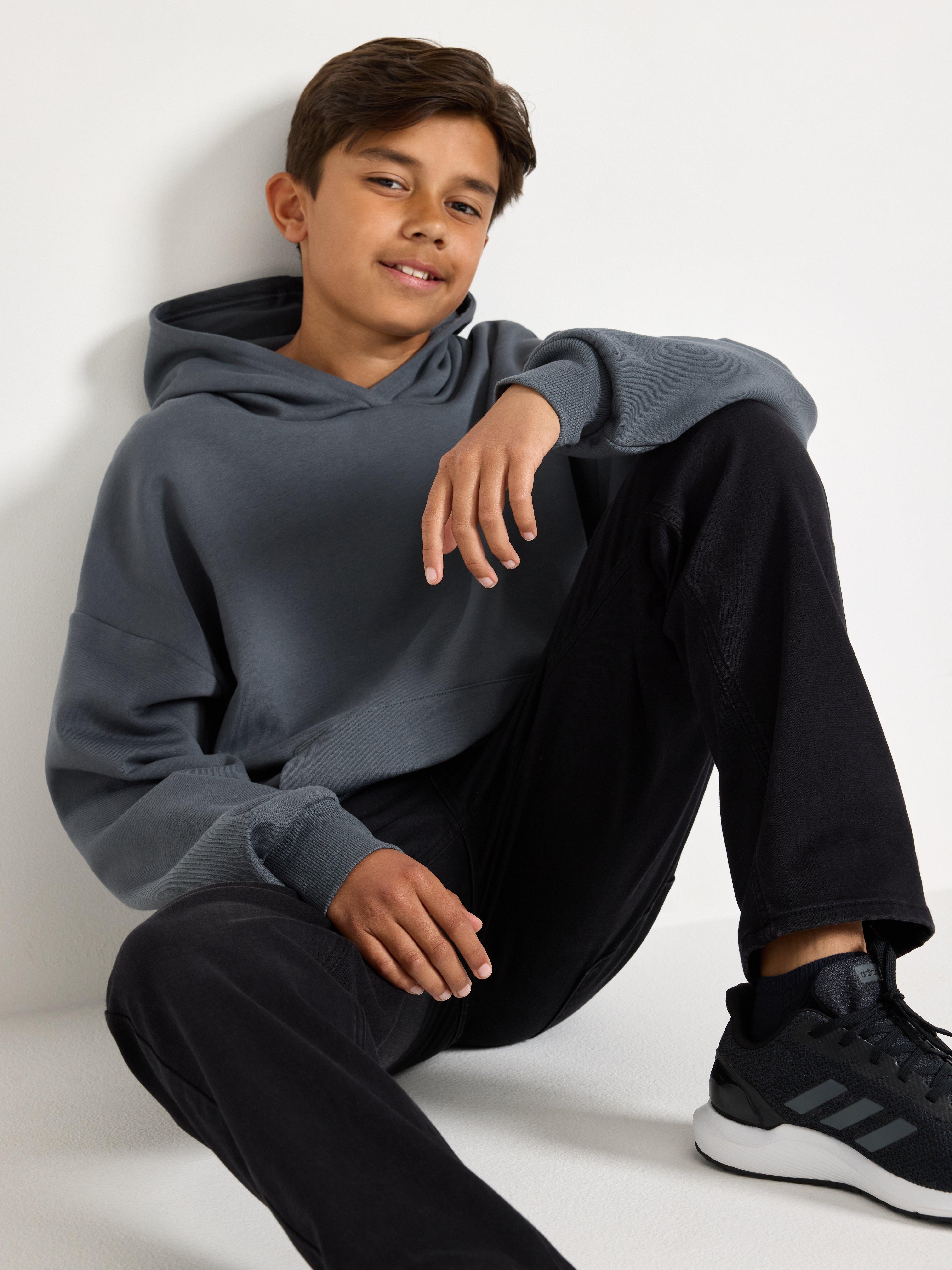 Hooded Sweatshirt - Kids Wear - Grey