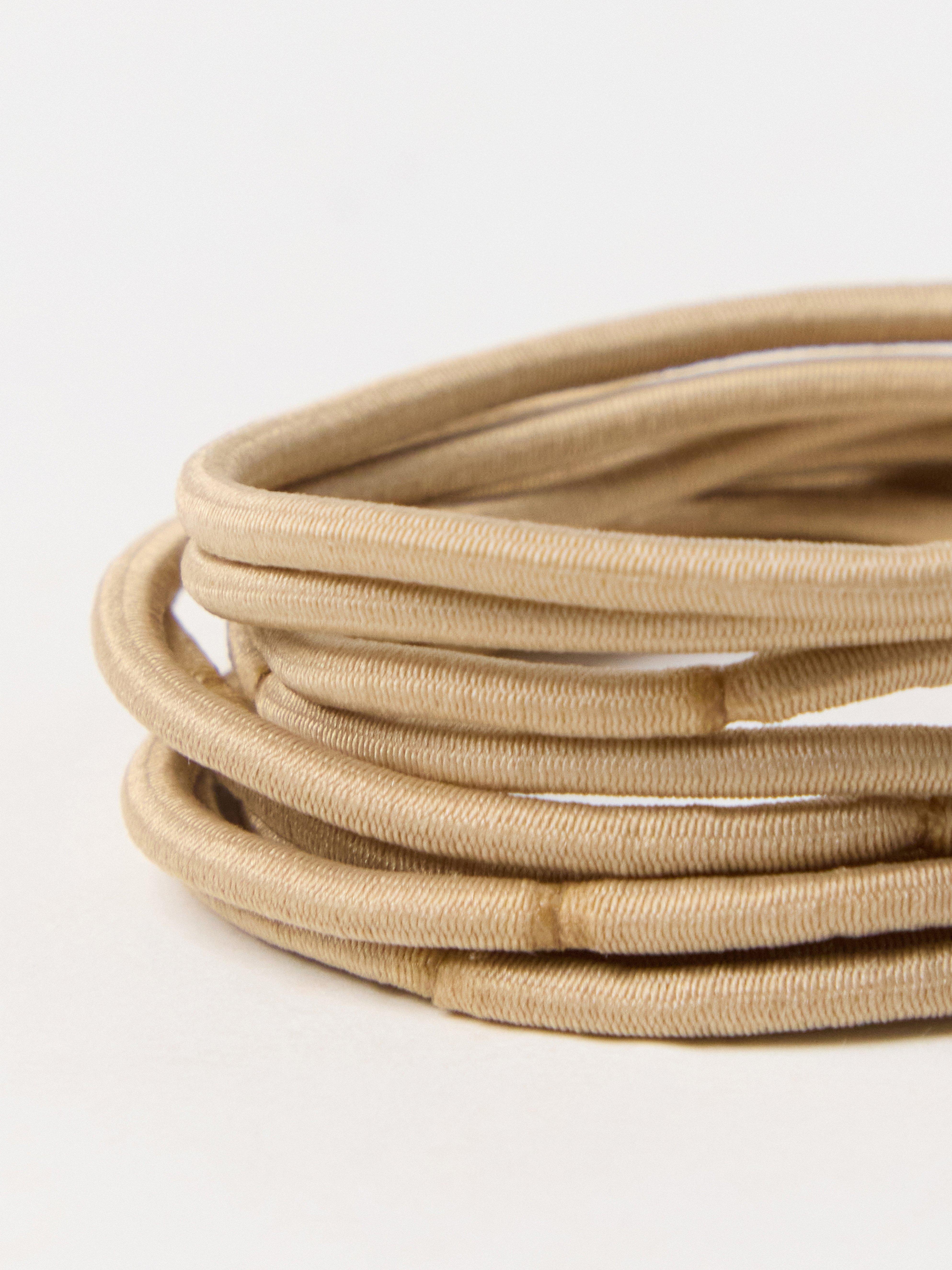 Hiuslenkit - Naiset - Beige
