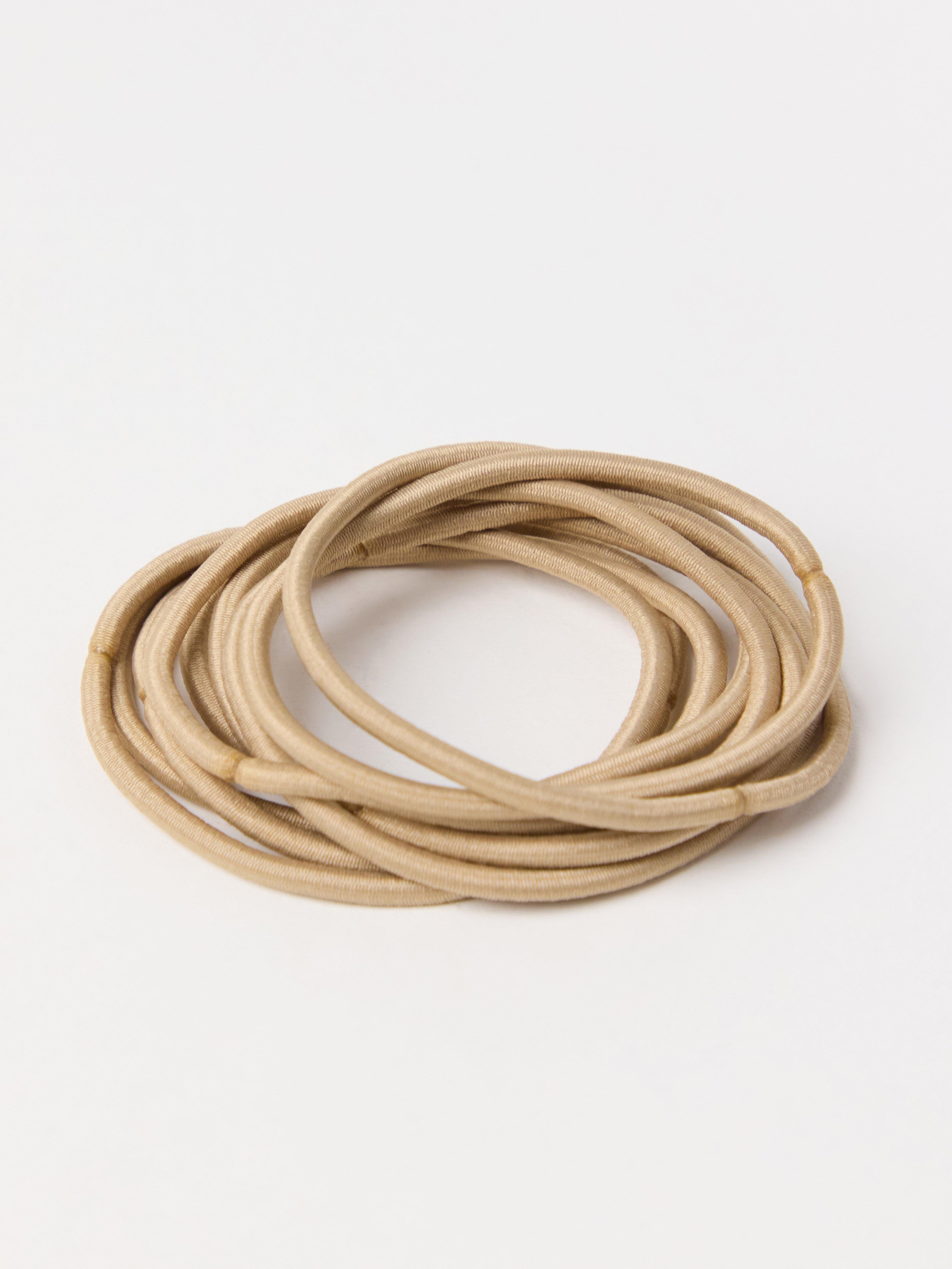Hair Elastics - Womens Wear - Beige