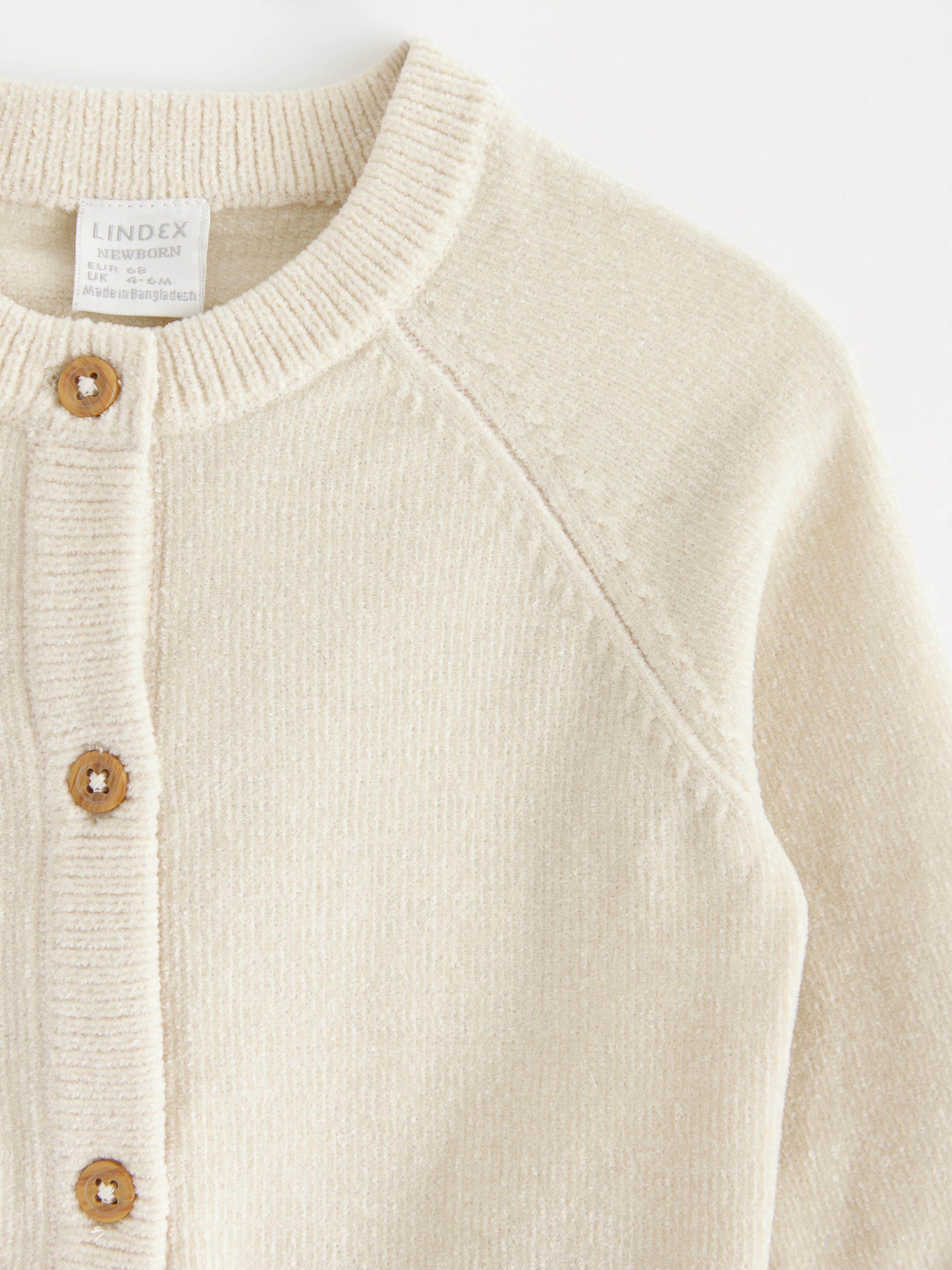Neuletakki - Lapset - Beige