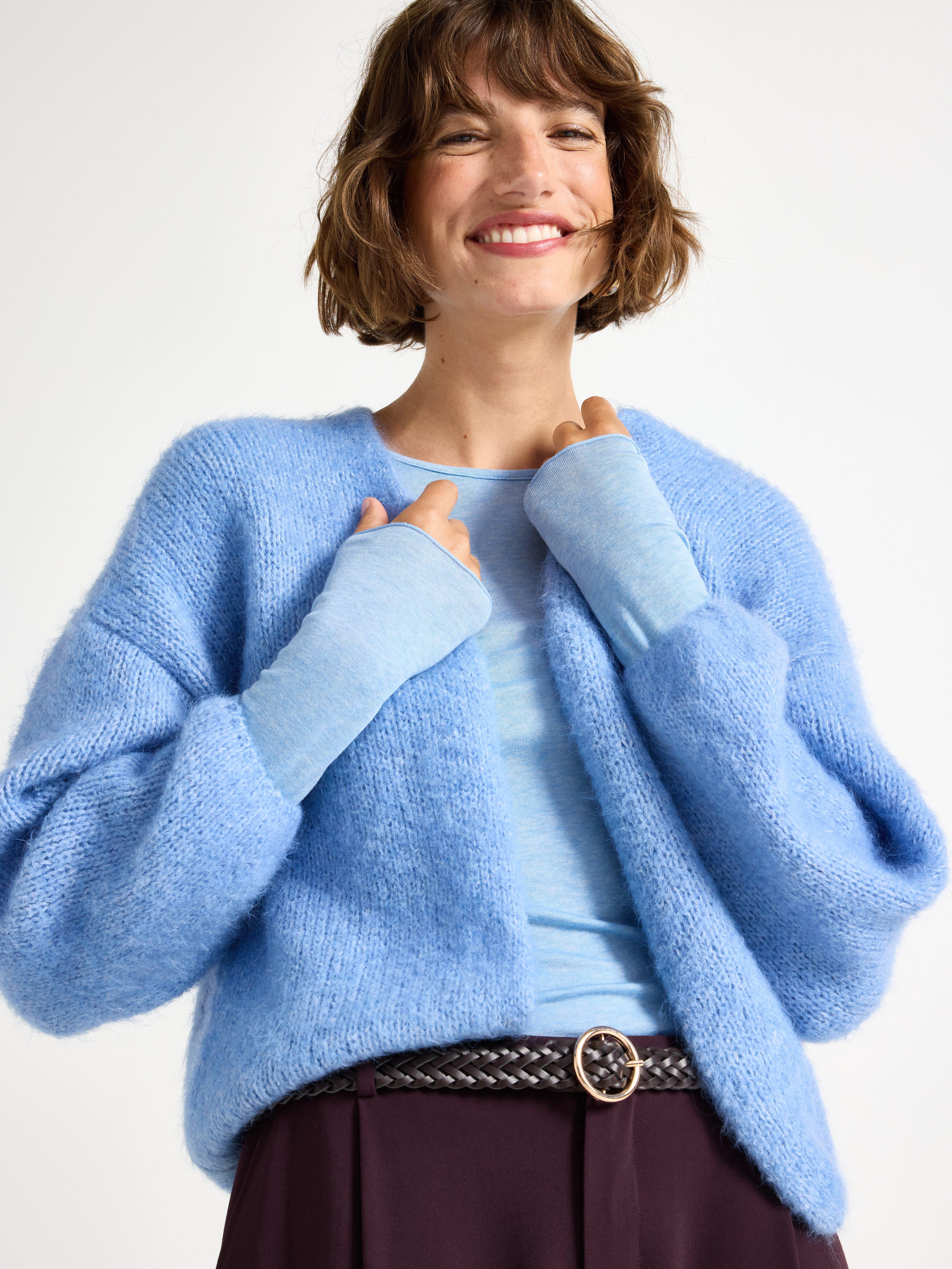 Cardigan - Womens Wear - Blue