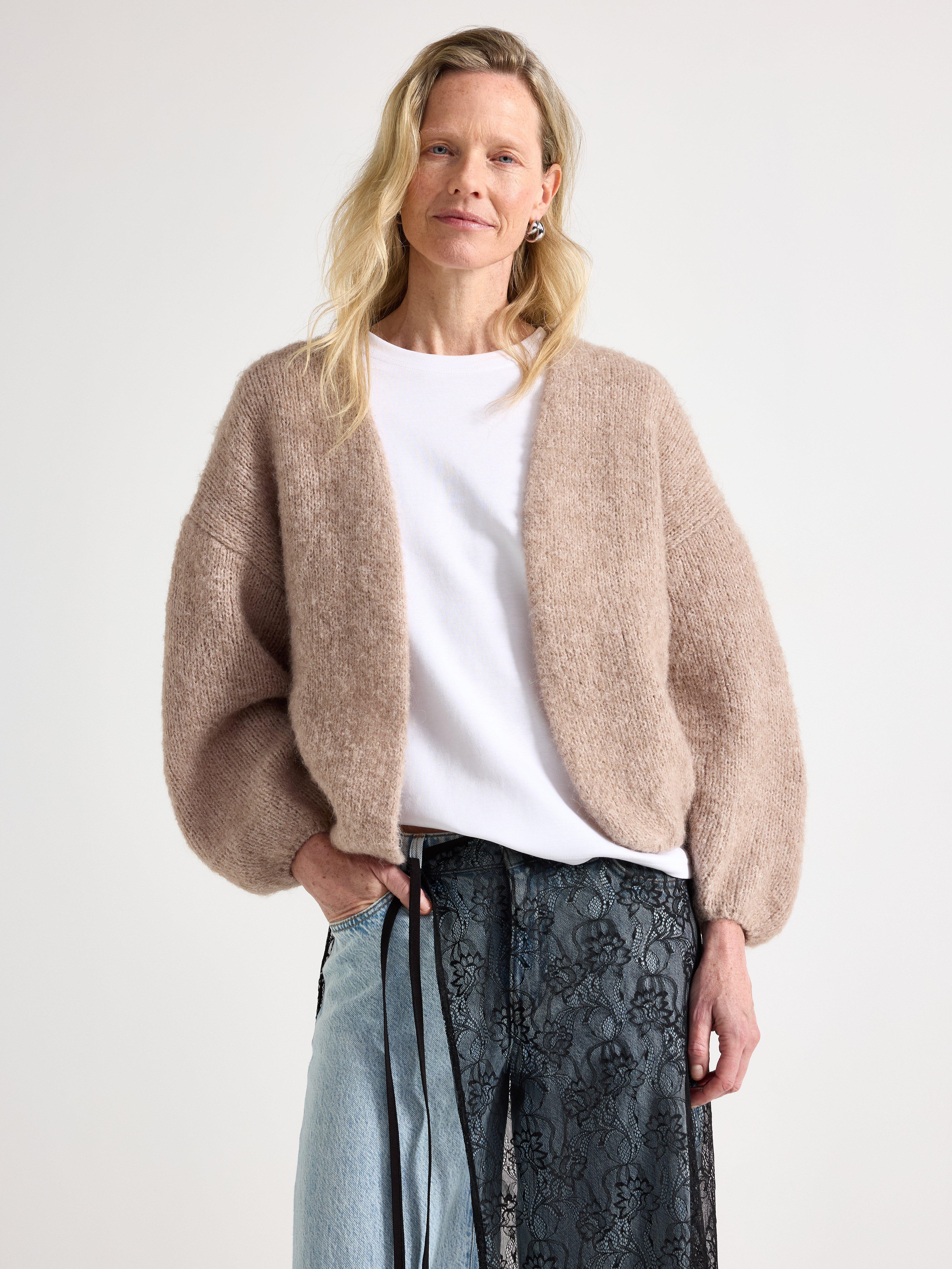 Cardigan - Womens Wear - Brown