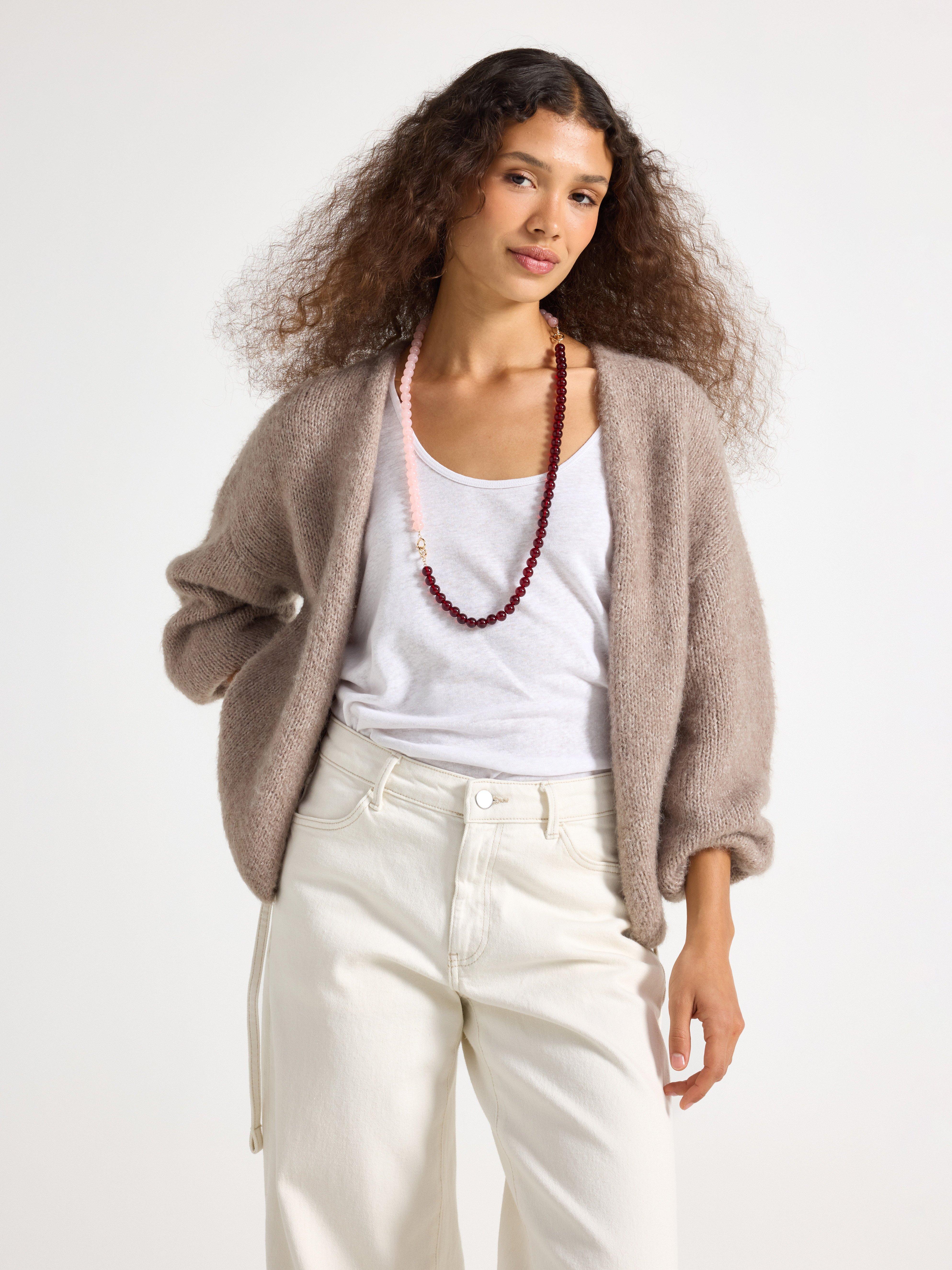 Cardigan - Dam - Brun