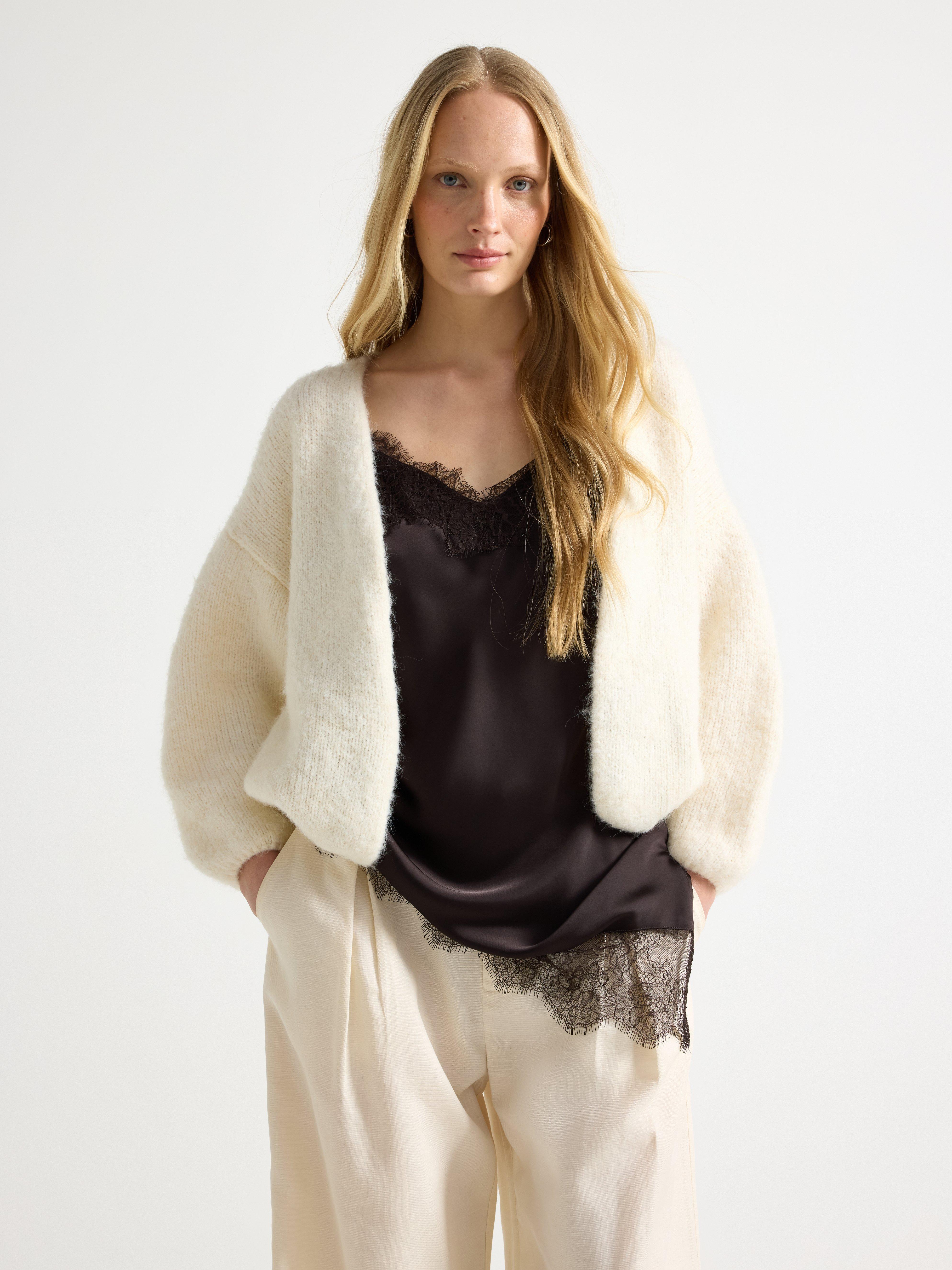 Cardigan - Womens Wear - White
