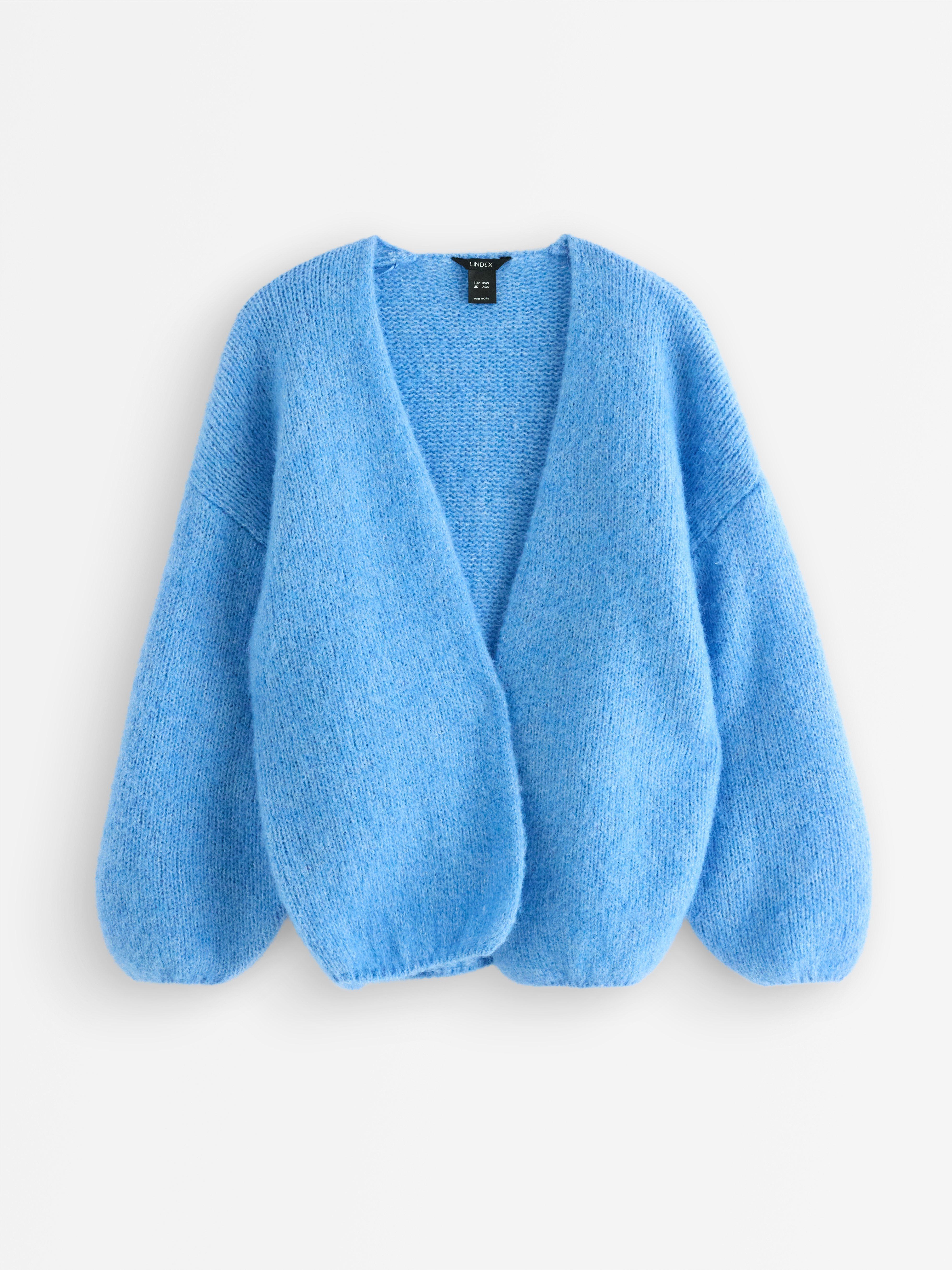 Cardigan - Dame - Blå