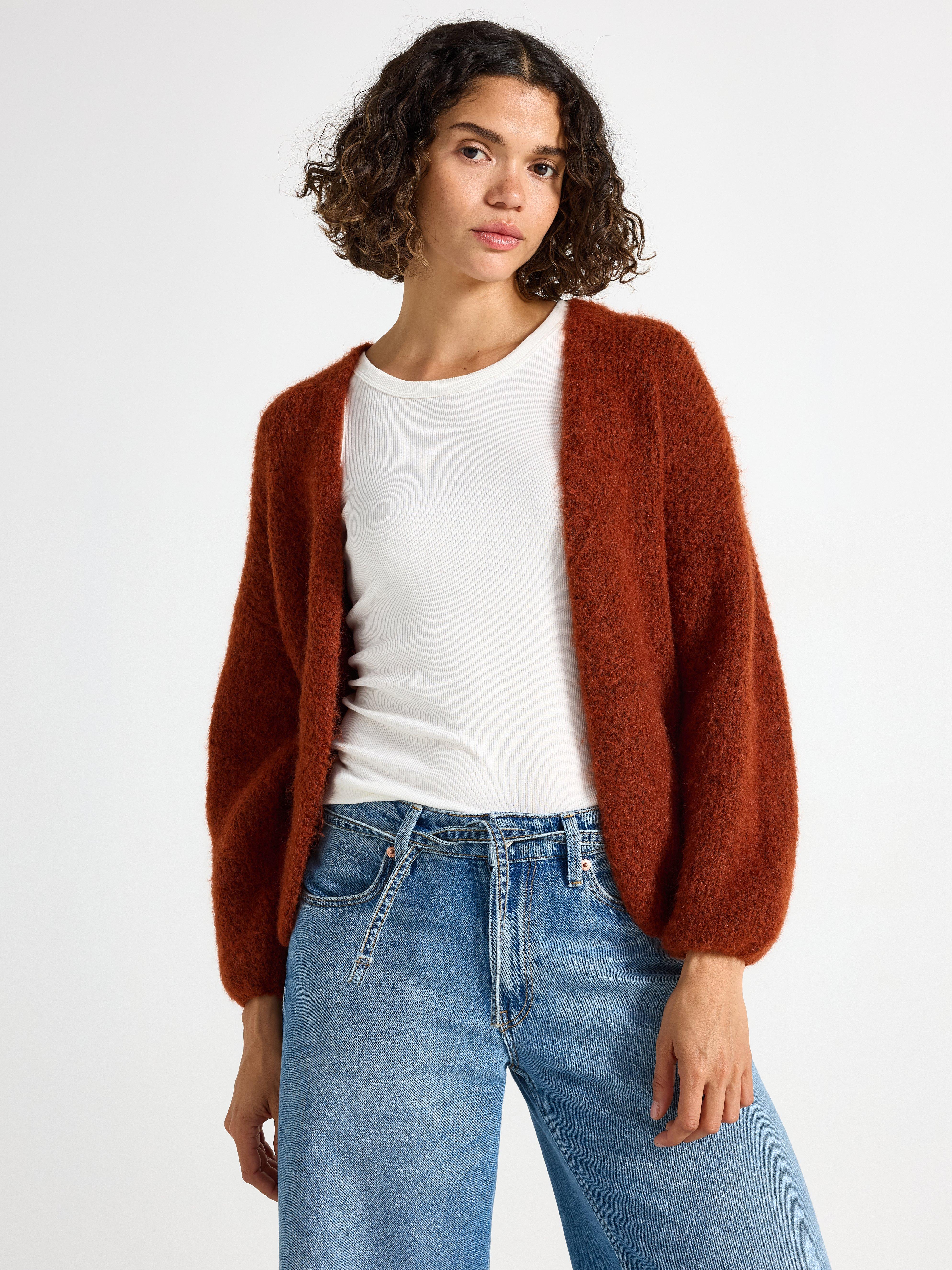 Cardigan - Dam - Orange