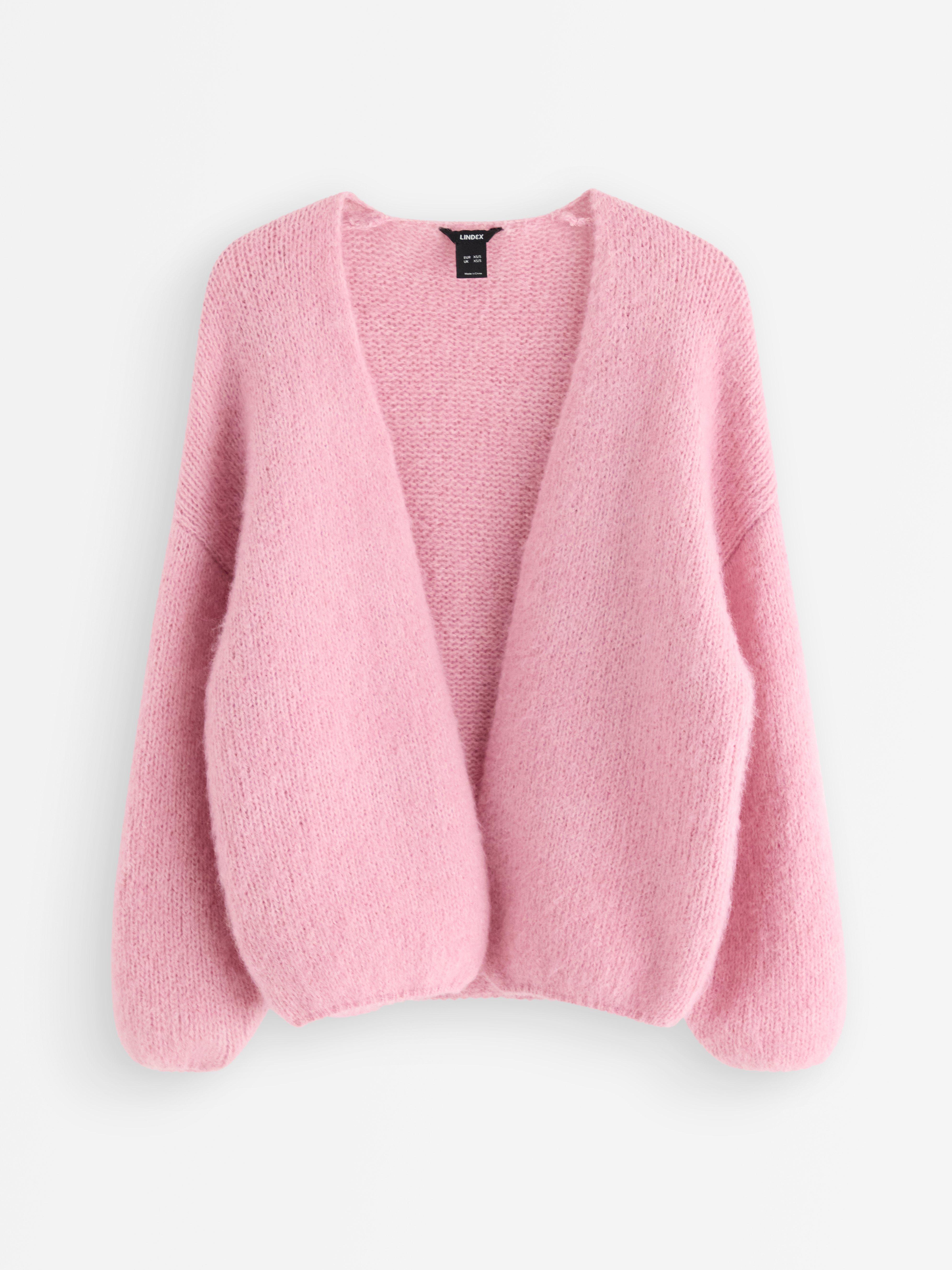 Cardigan - Dam - Rosa