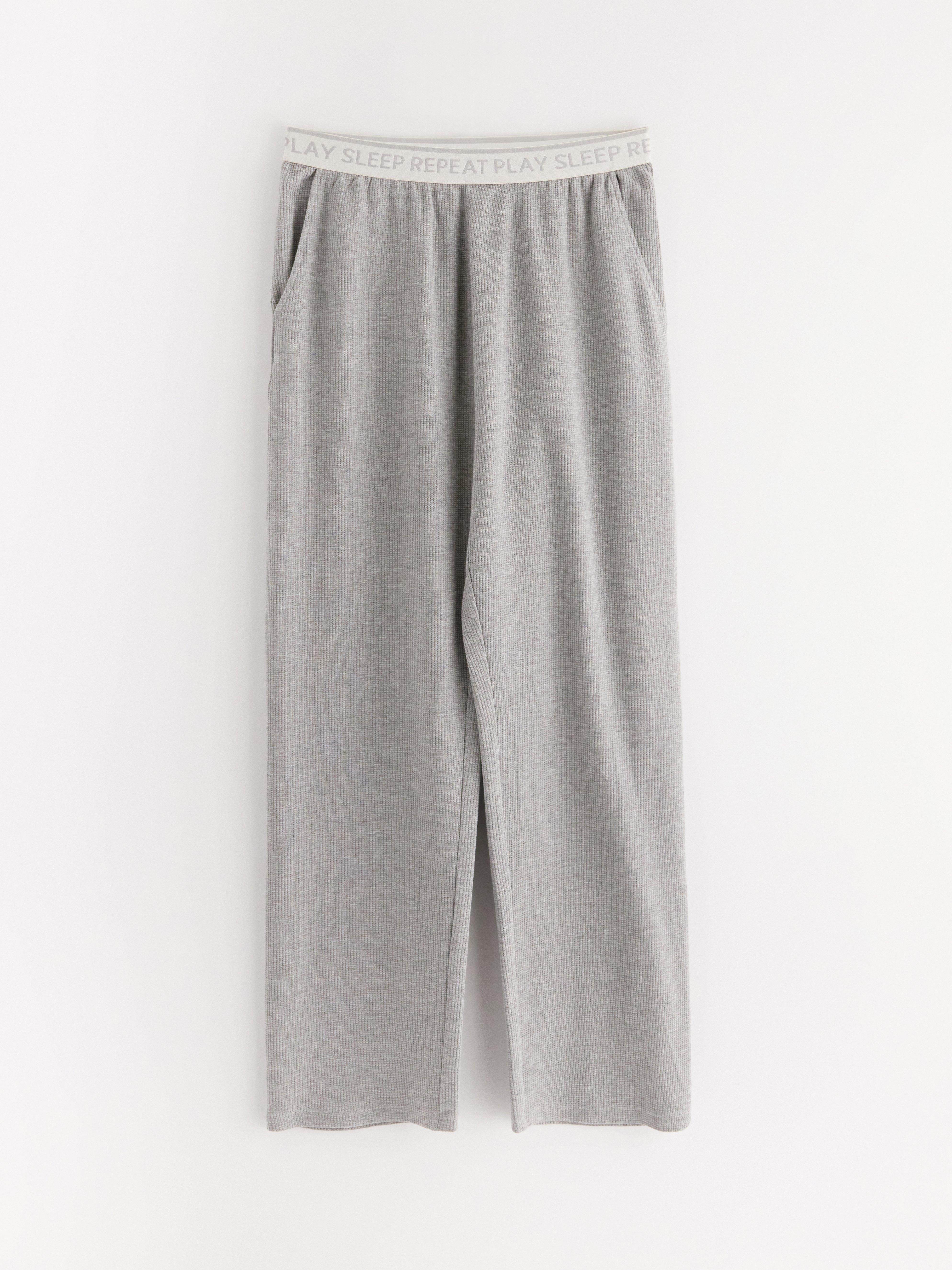 Pyjamahousut - Lapset - Harmaa