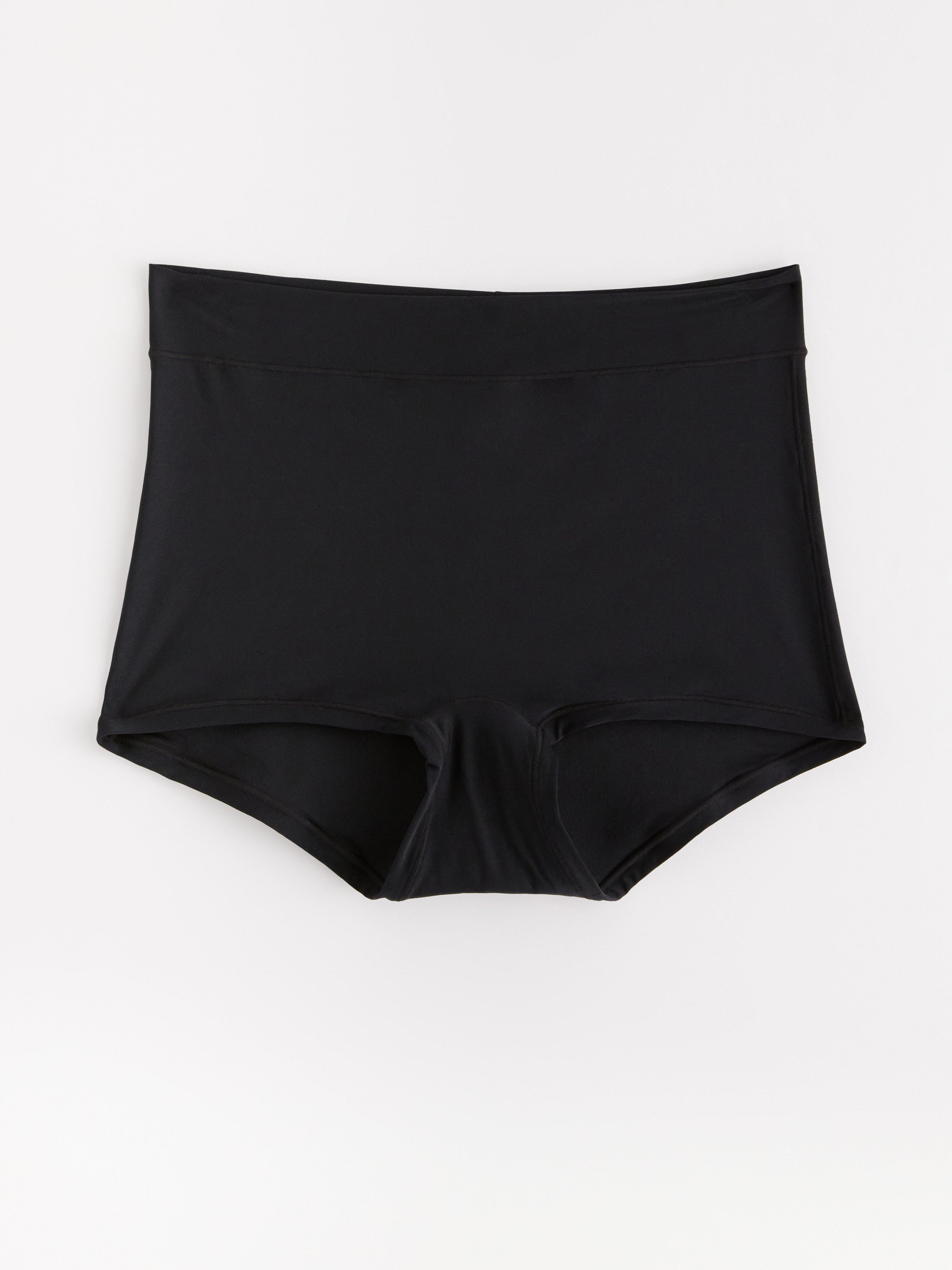 Boksershorts med høyt liv - Undertøy - Svart
